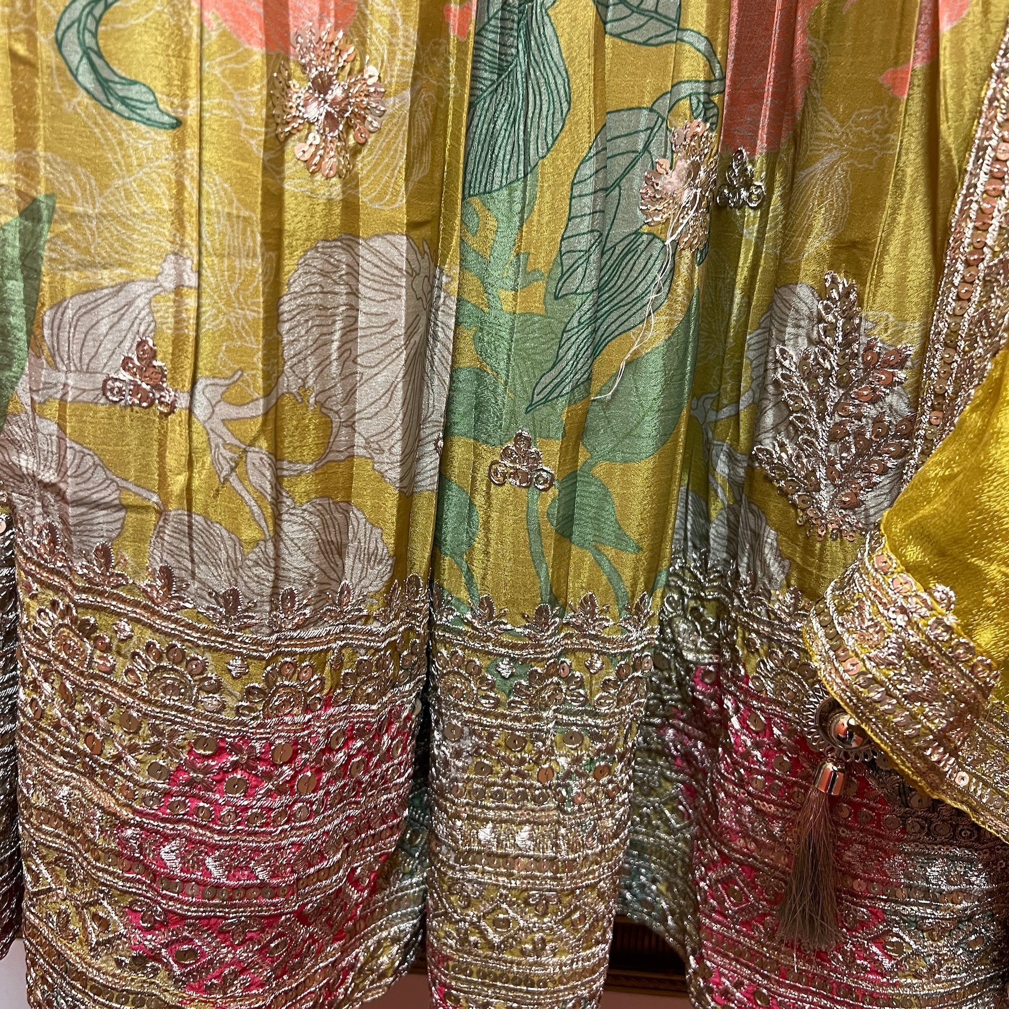 Floral Lehenga Sets-2 Colors - Vintage India NYC