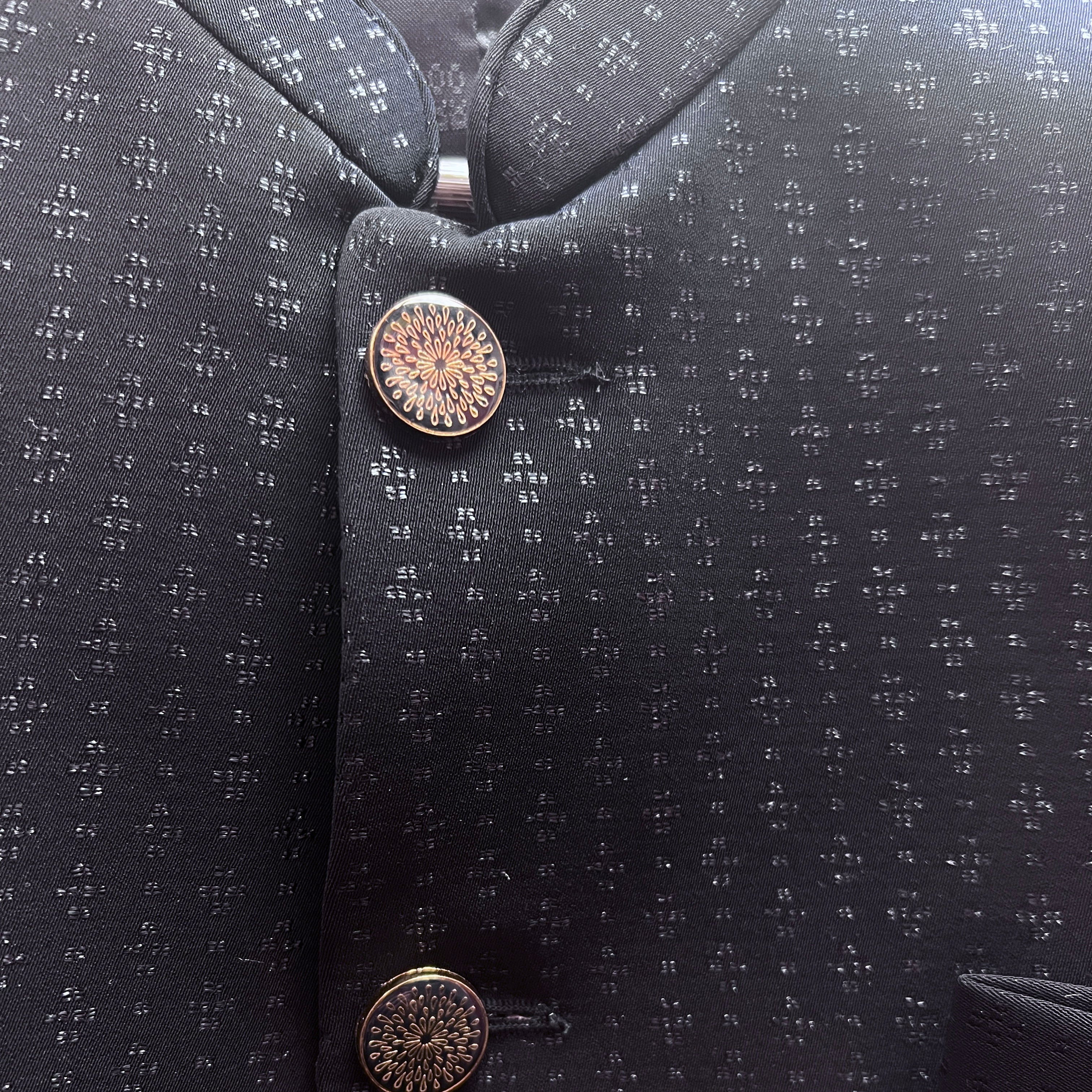 Navy Cross Jodhpuri Jacket - Vintage India NYC