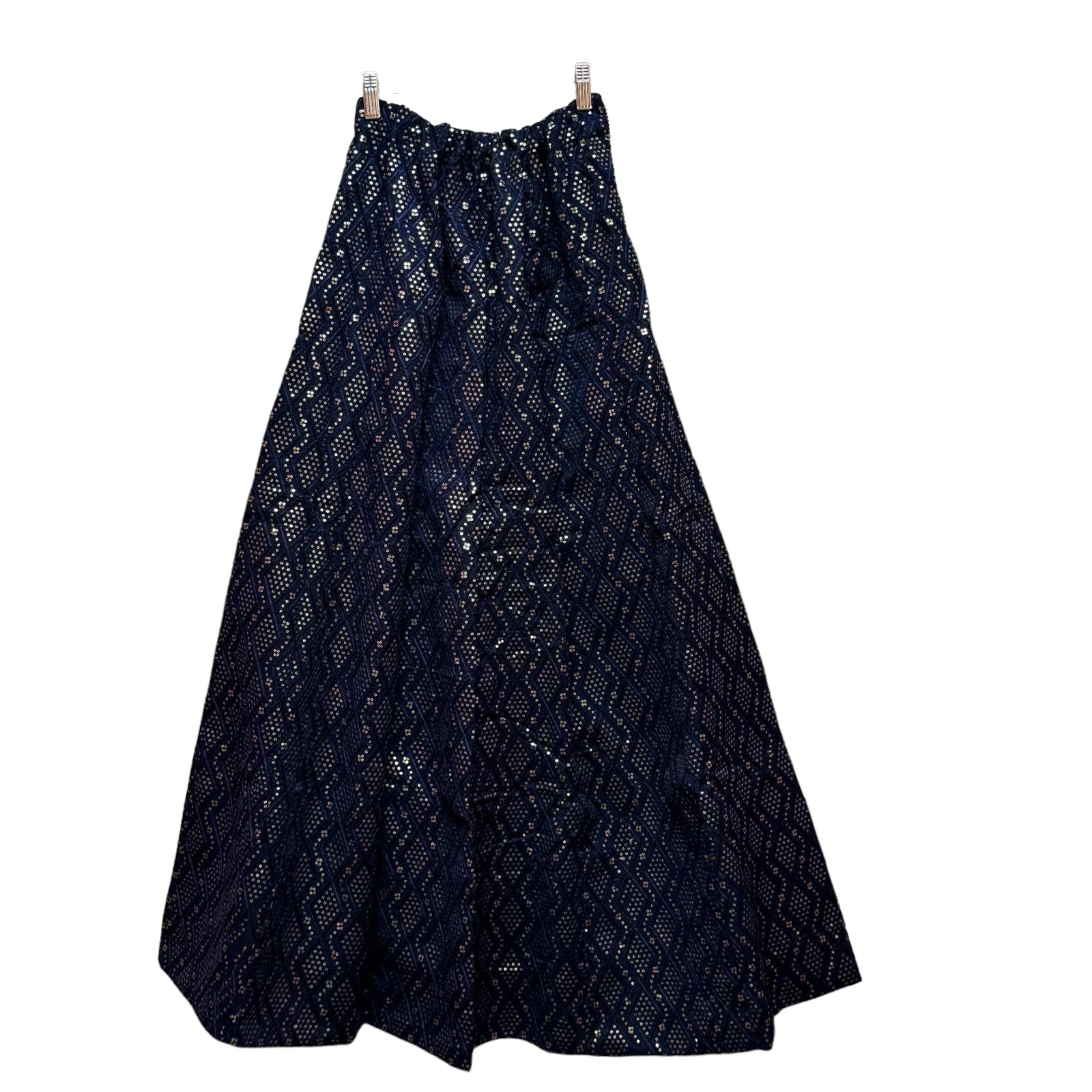 Diamond Wave Sequin Lehengas-3 Colors - Vintage India NYC