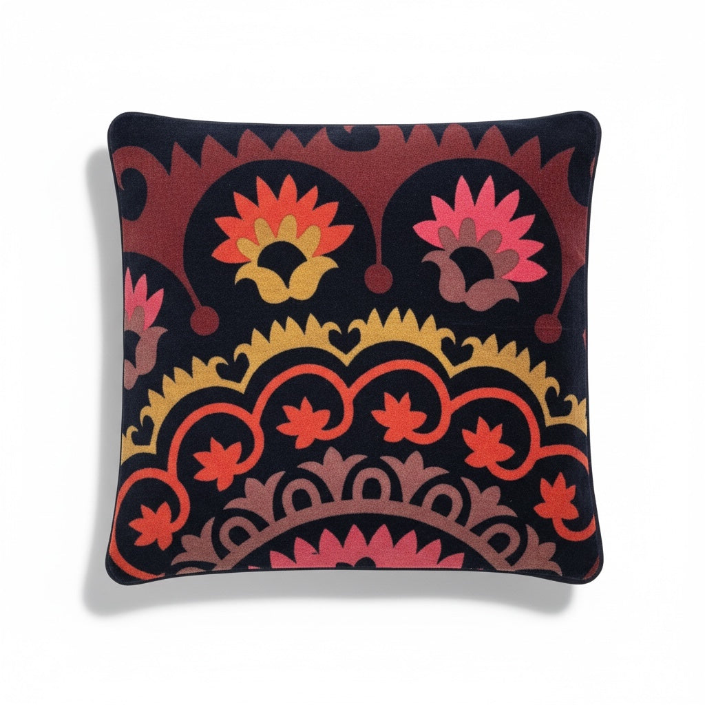 Velvet Pillow Covers 16x16-Various - Vintage India NYC