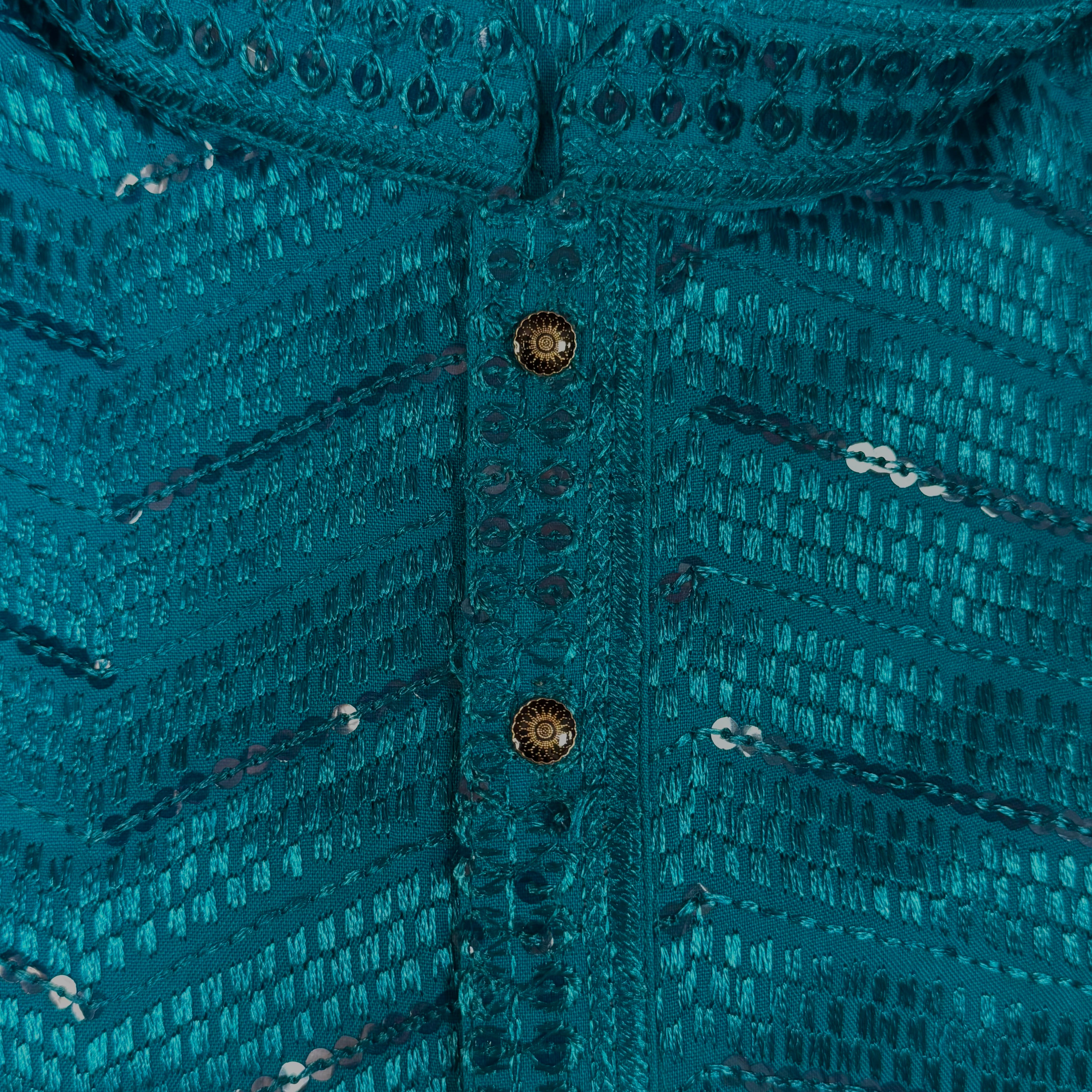 Sequin Embroidered Kurta- Colors - Vintage India NYC