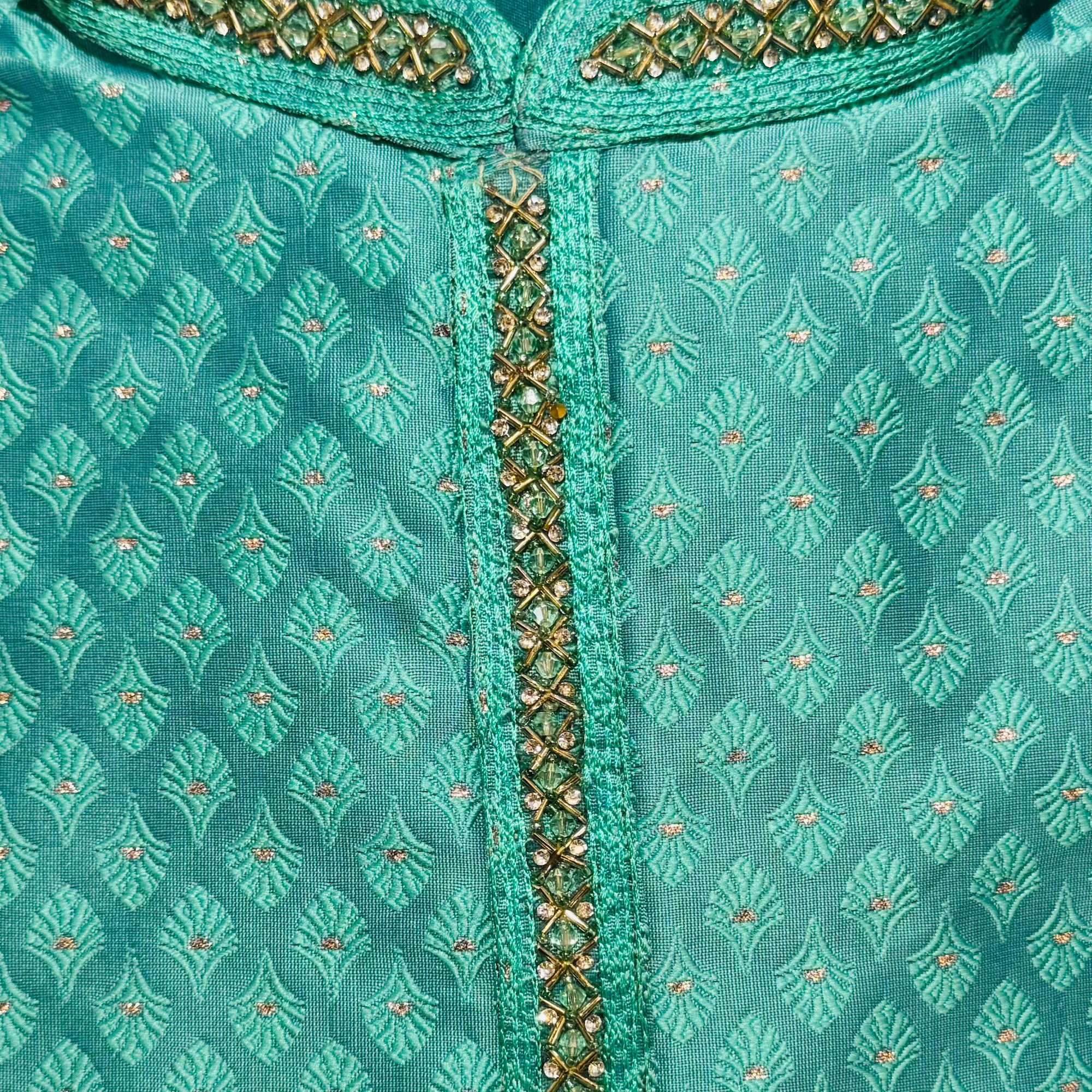 Plume Motif Kurta-Colors - Vintage India NYC