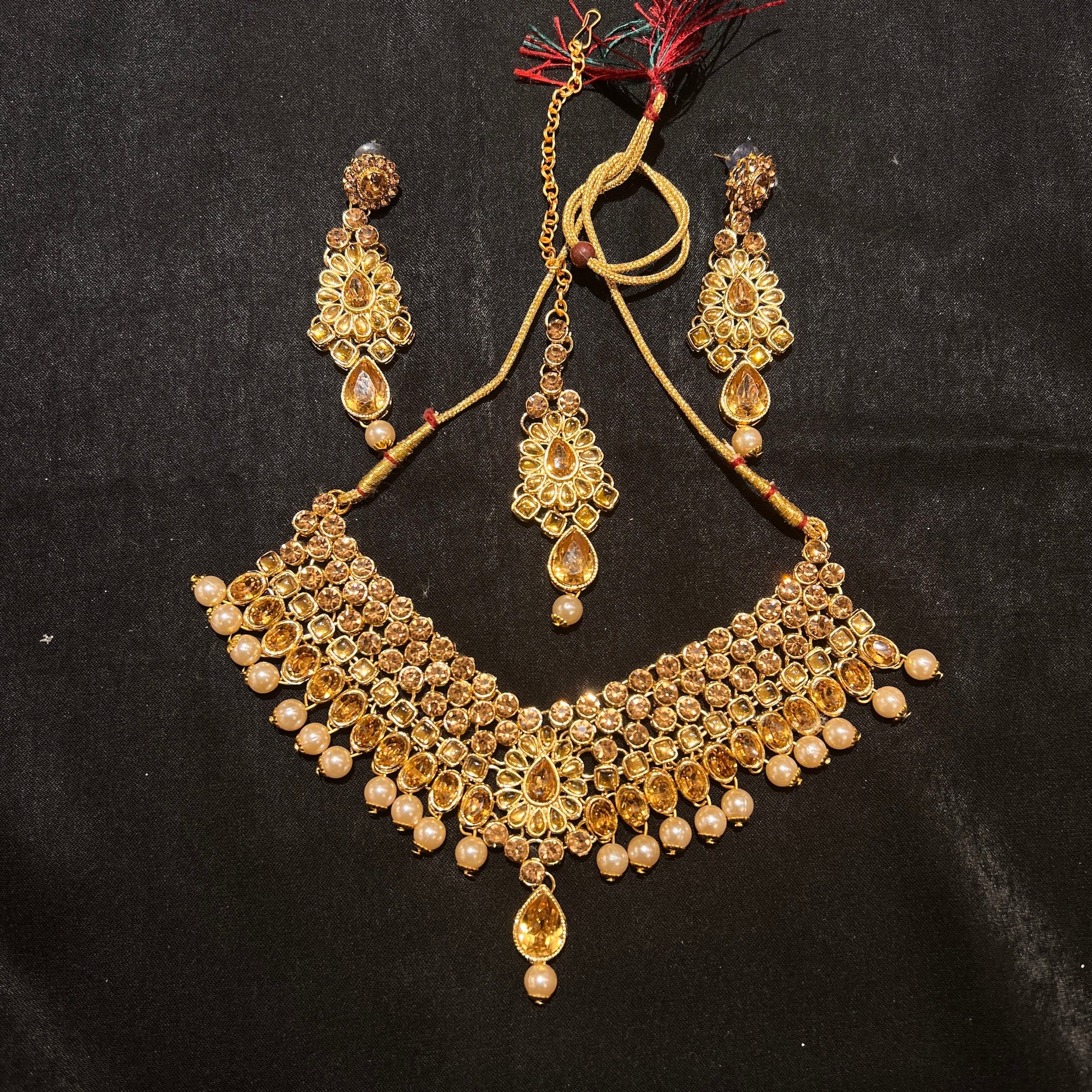 Gold Stone Necklace Set Collection-Various
