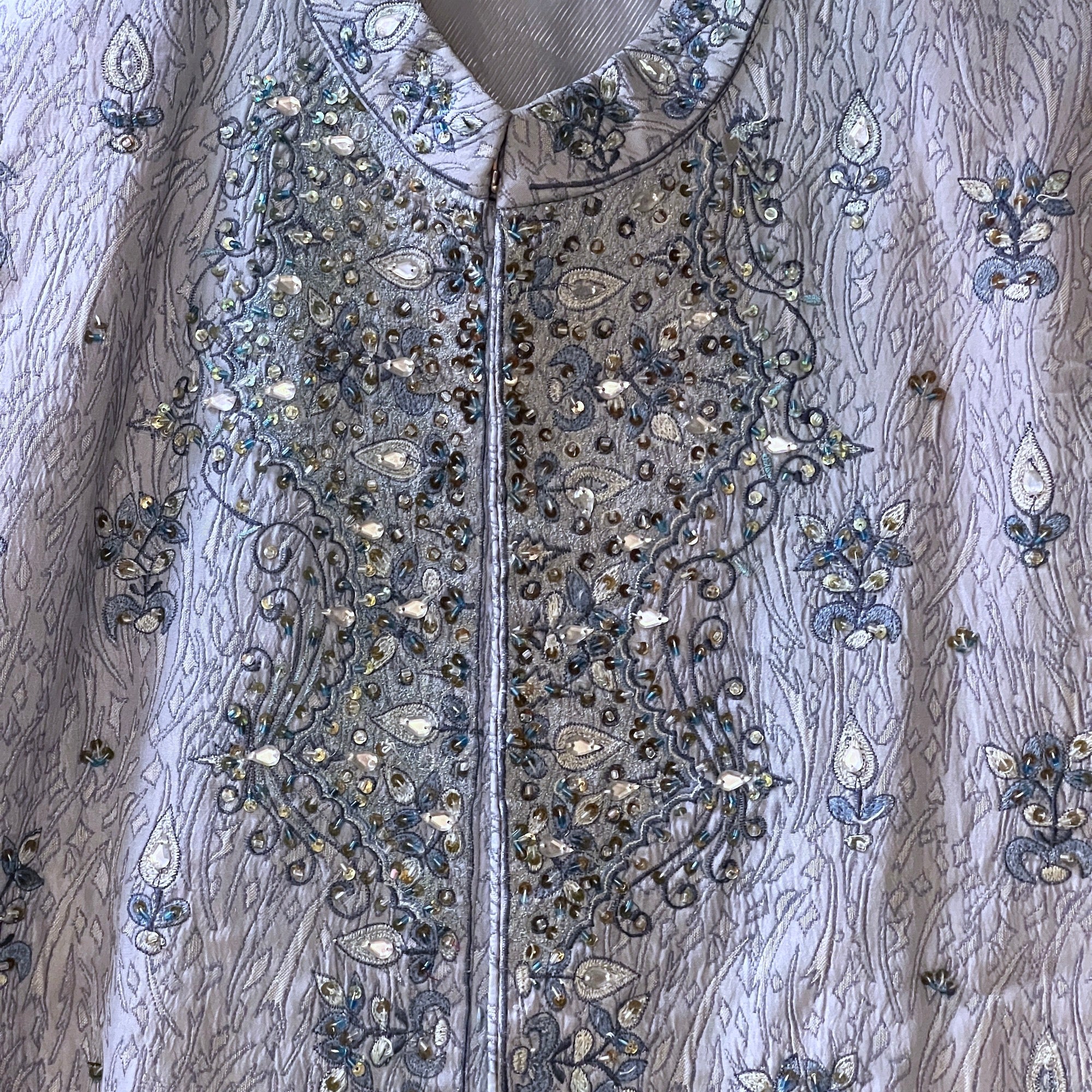 Periwinkle Sherwani - Vintage India NYC