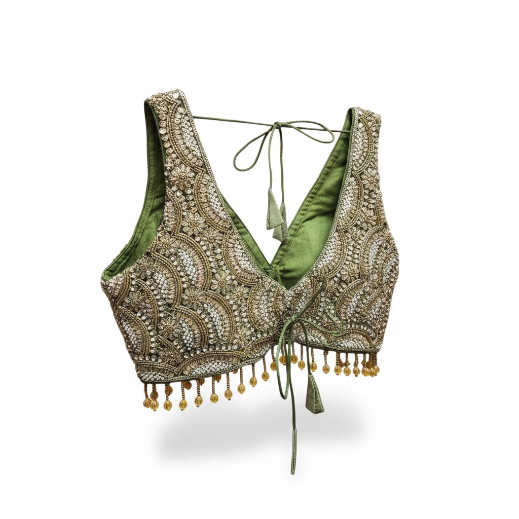 Heavy Embroidered Choli Blouse-Colors