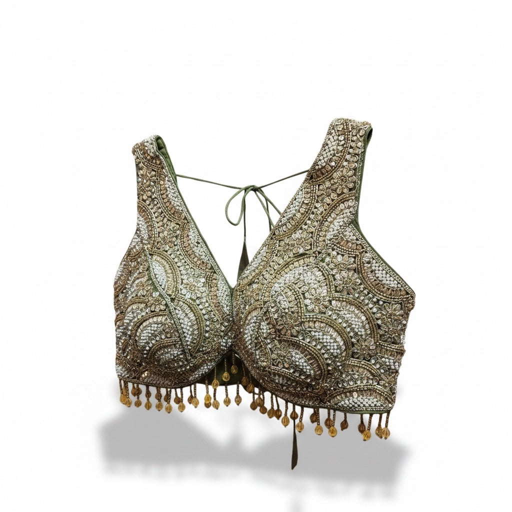 Heavy Embroidered Choli Blouse-Colors
