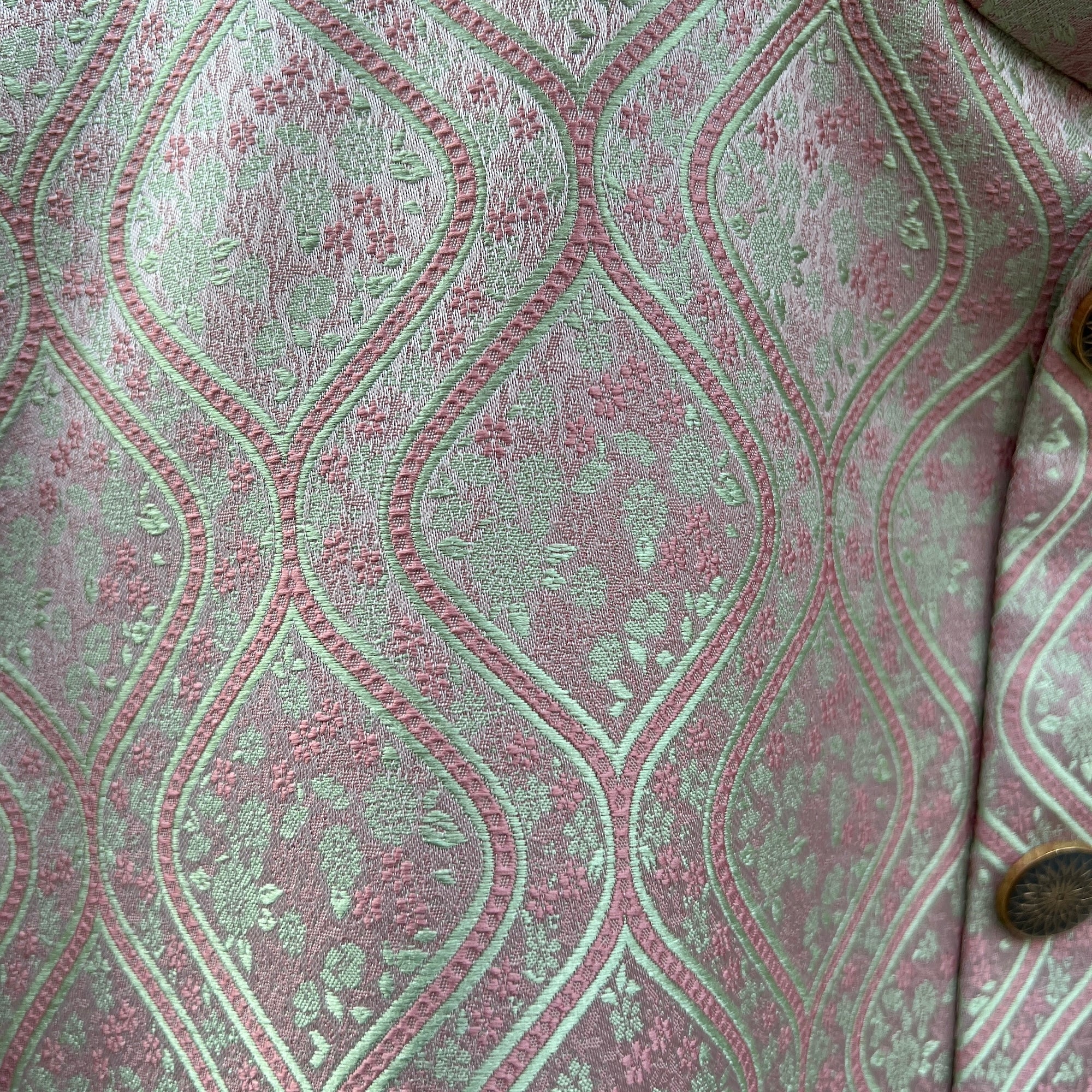 Pink & Mint OG Jodhpuri Jacket - Vintage India NYC