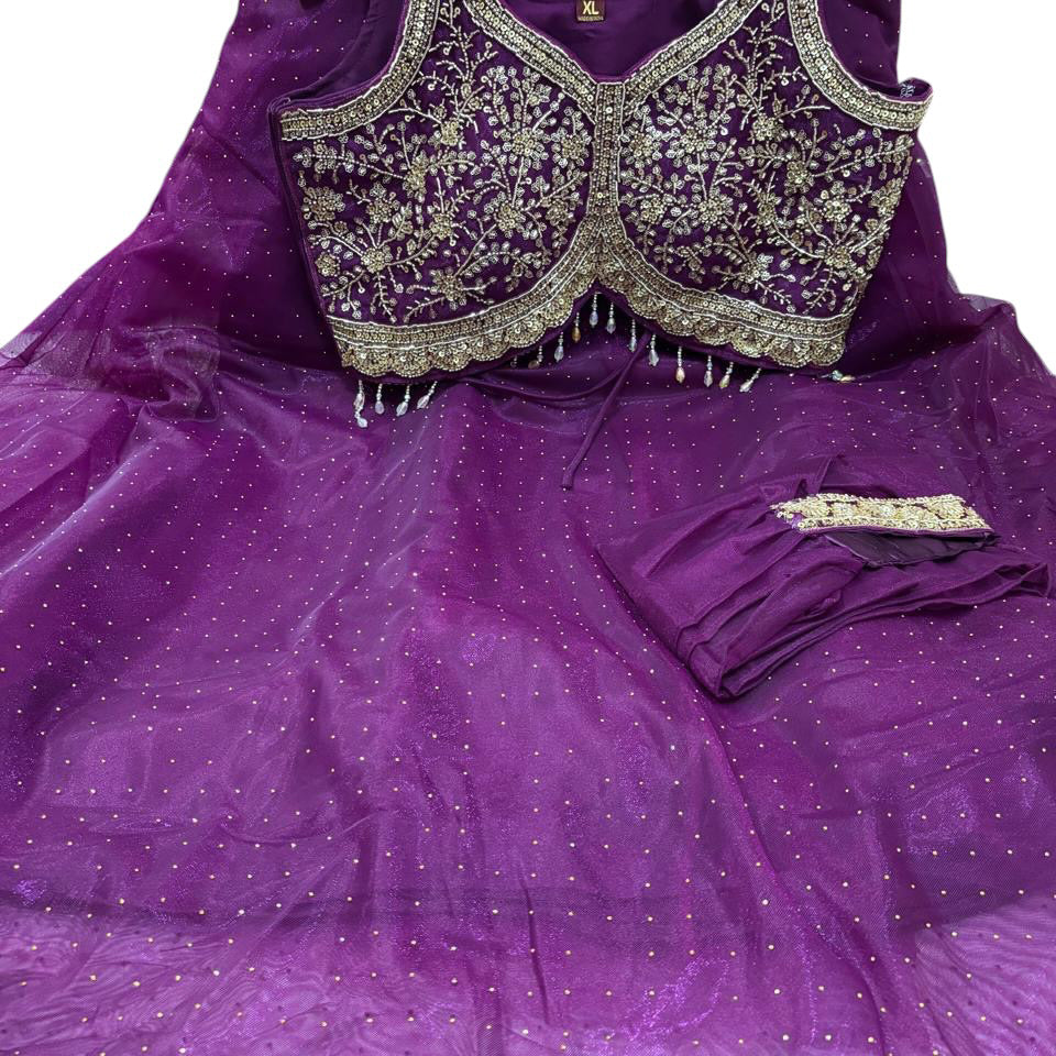Floral Dot Lehenga Sets-Colors