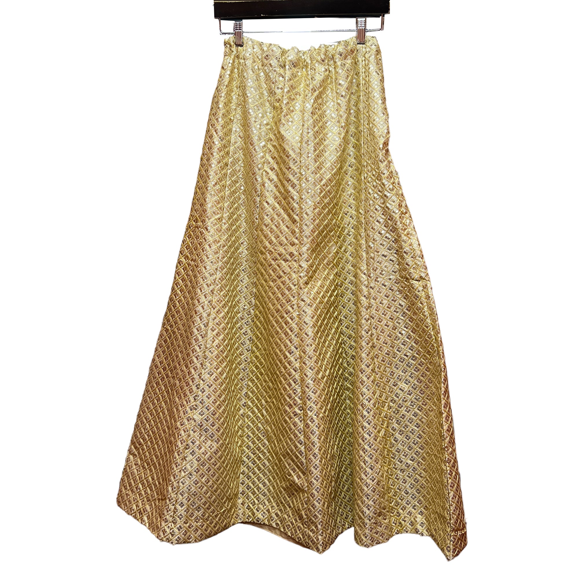 Q Gold Sequin Lehenga - Vintage India NYC