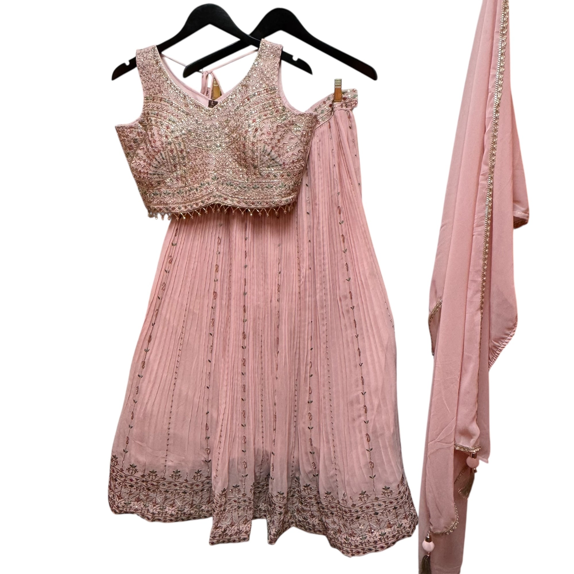 Pale Pink Lehenga Set