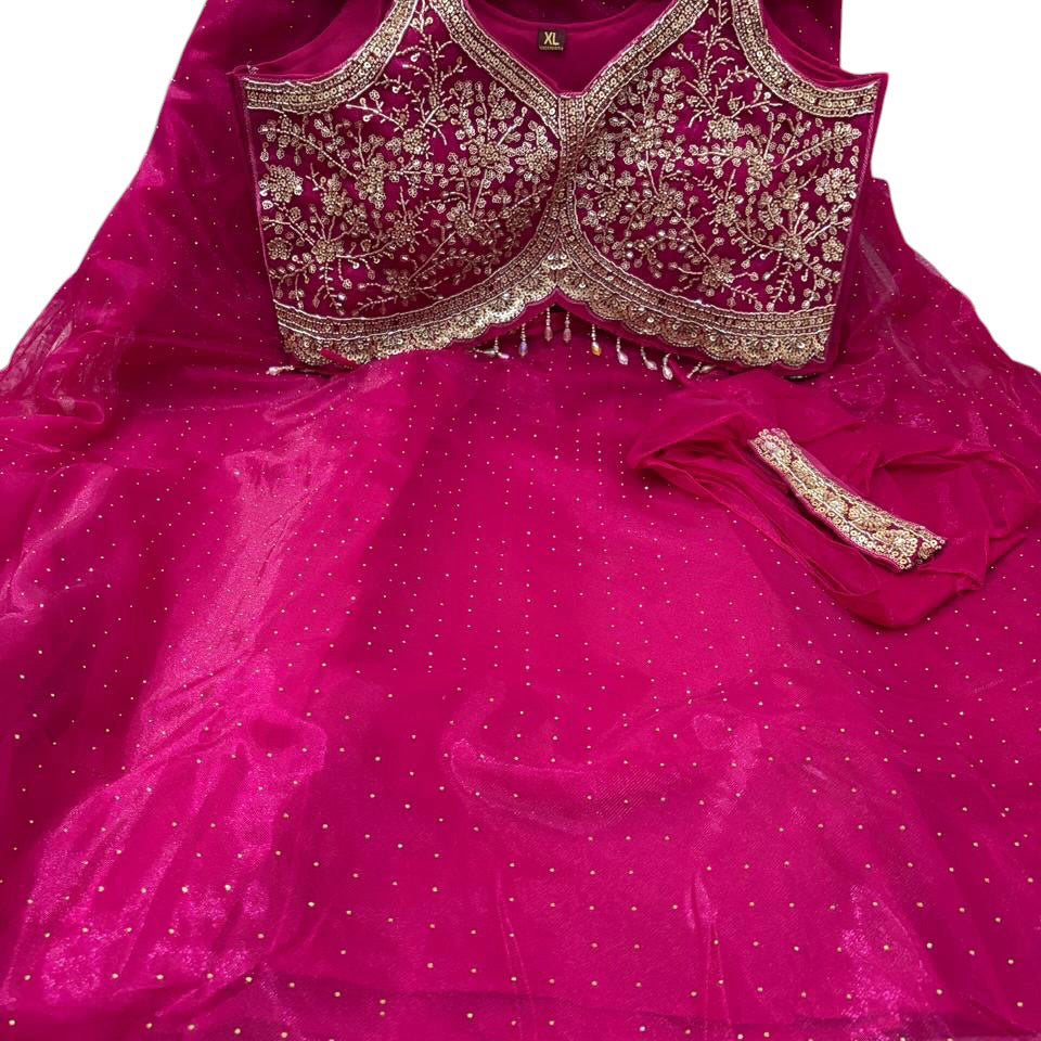 Floral Dot Lehenga Sets-Colors