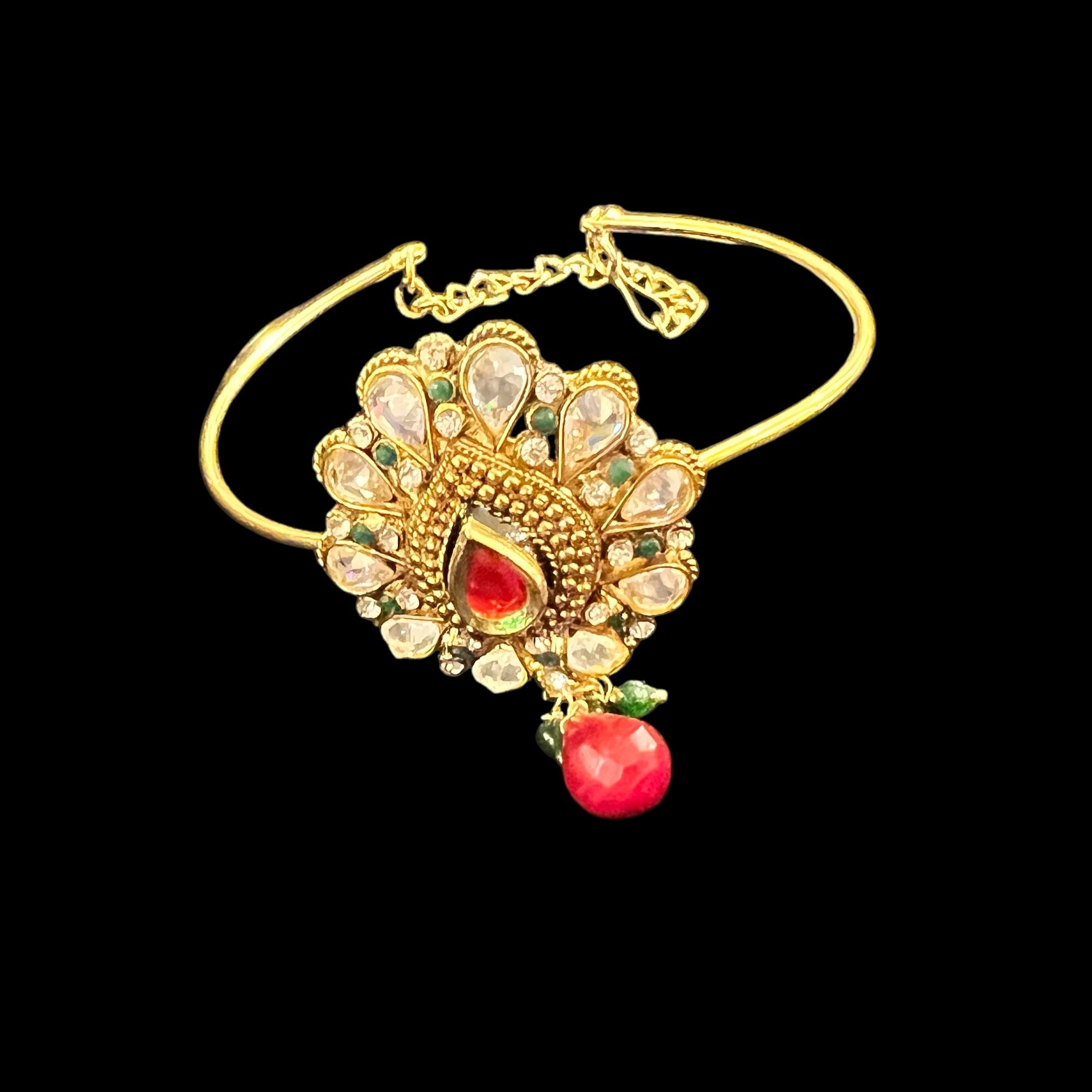 Gold Baju Bandh - Upper Arm Bracelet - Vintage India NYC