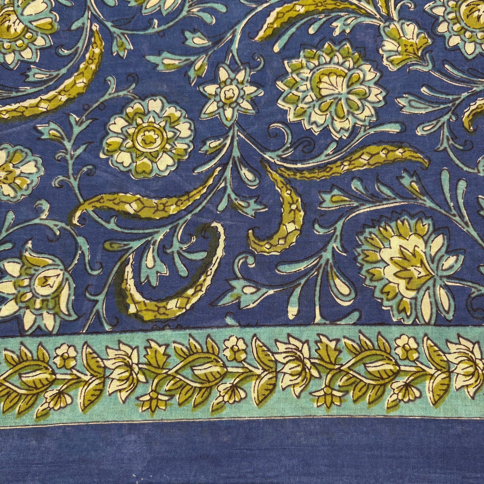 Block Print Sarongs/Scarves 26 - Vintage India NYC