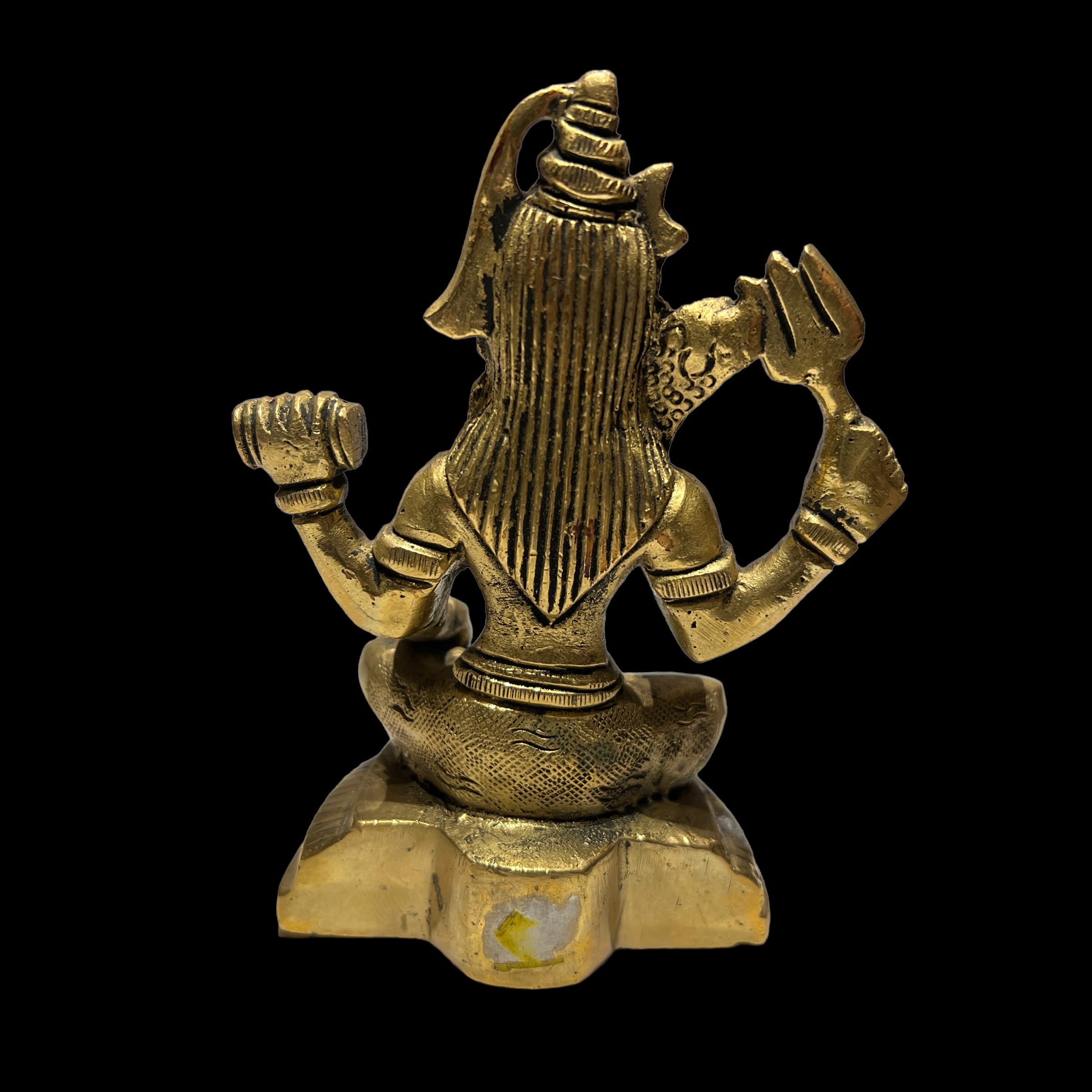 GM Brass Shiva 464- 4.5 in. - Vintage India NYC