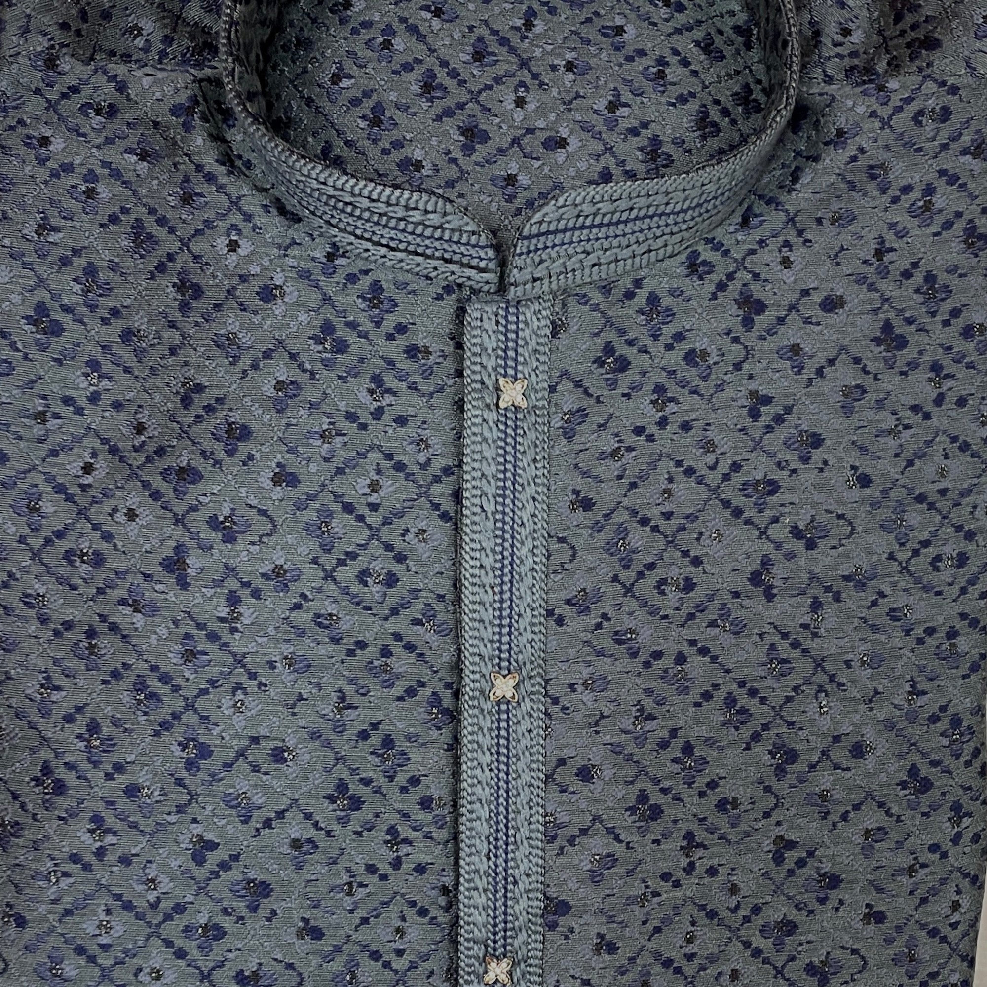 YD Diamond Threadwork Kurtas-3 Colors - Vintage India NYC