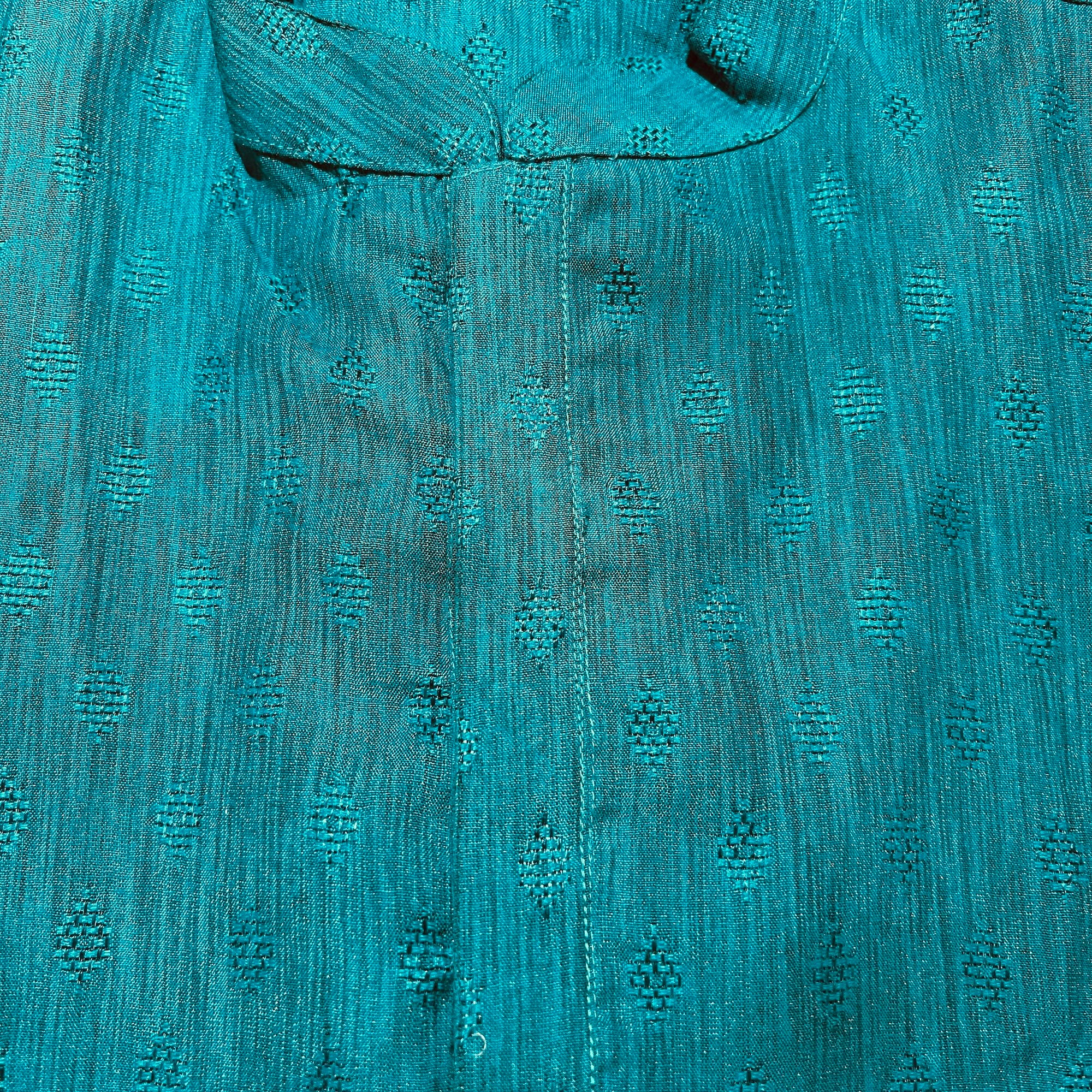 Teal Diamond Kurta Set