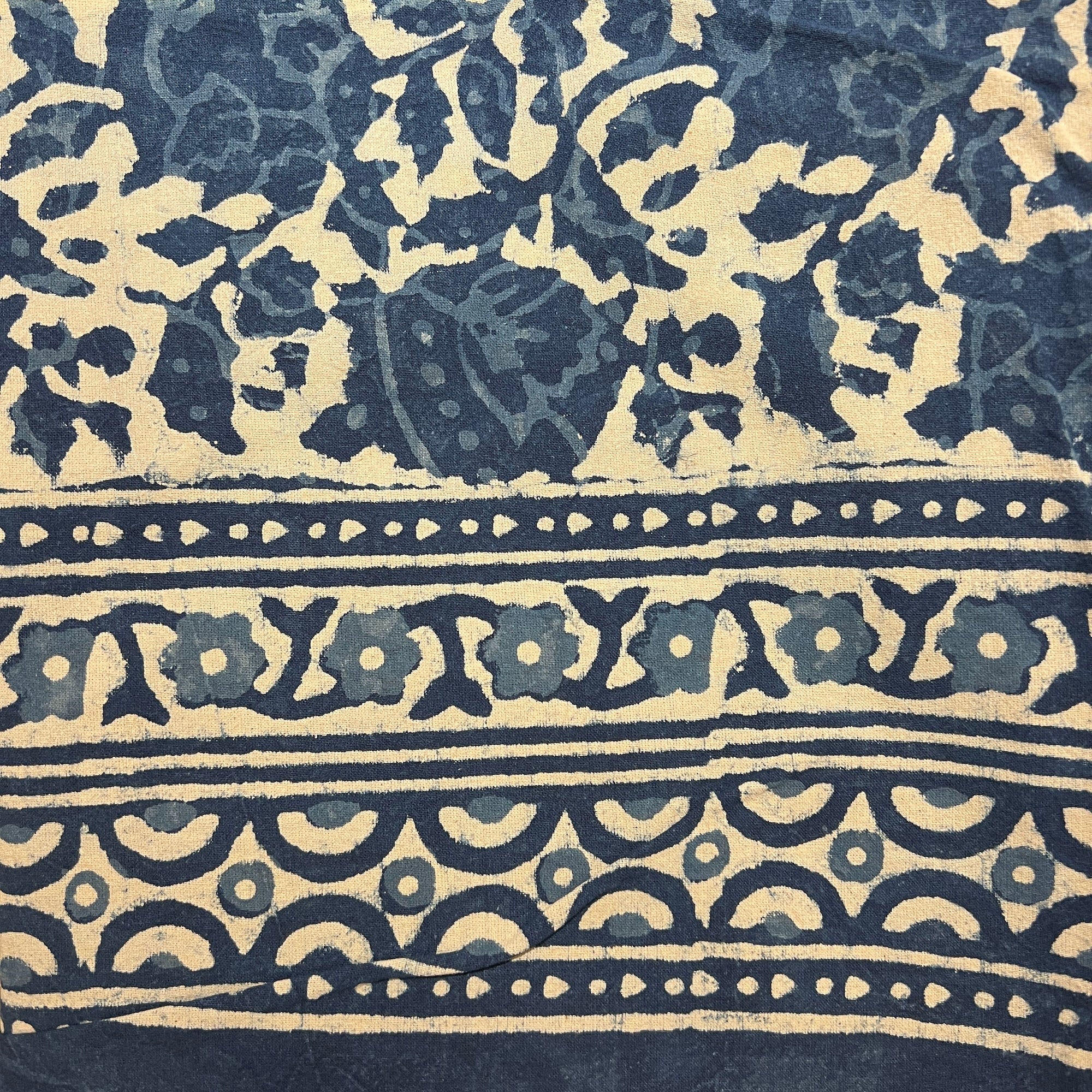 Twin Indigo Block Print Bedcover Collection - Vintage India NYC