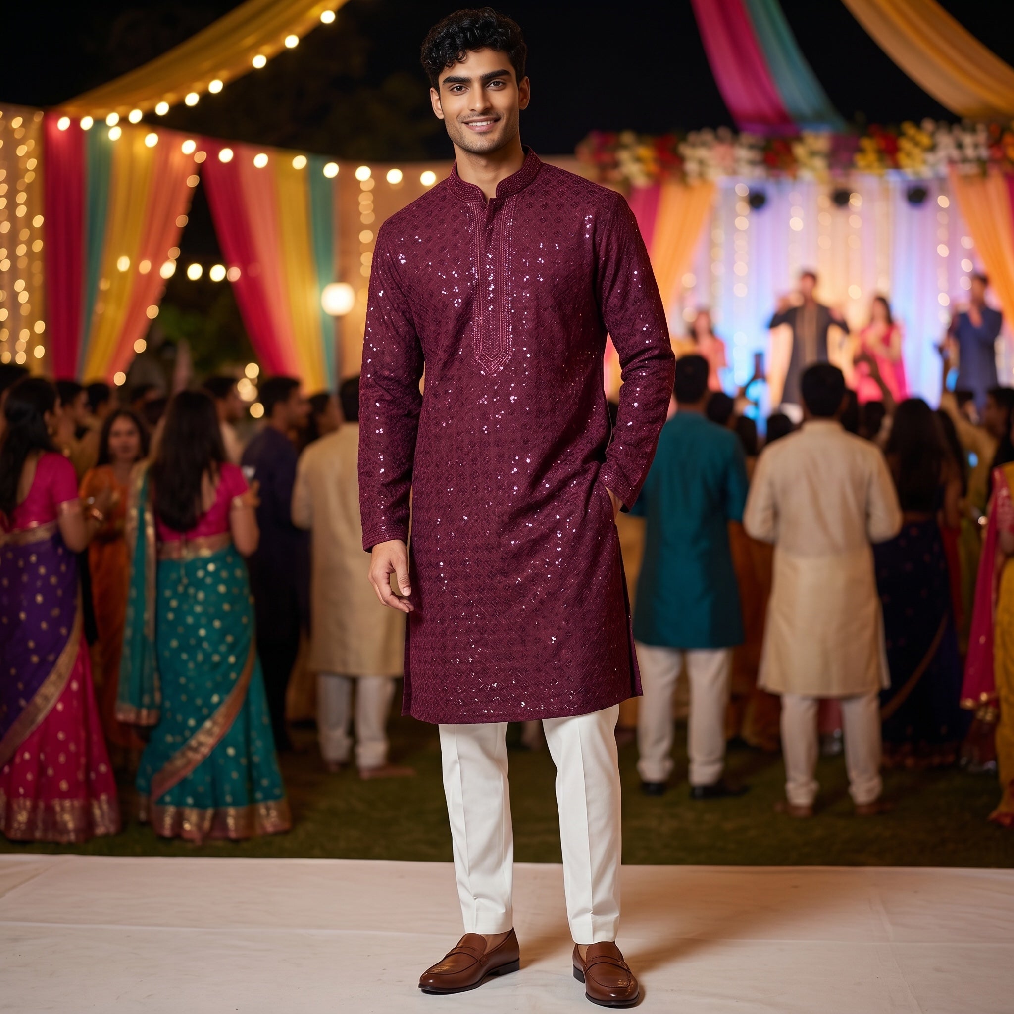 DT Lucknowi Kurtas 2-Colors - Vintage India NYC
