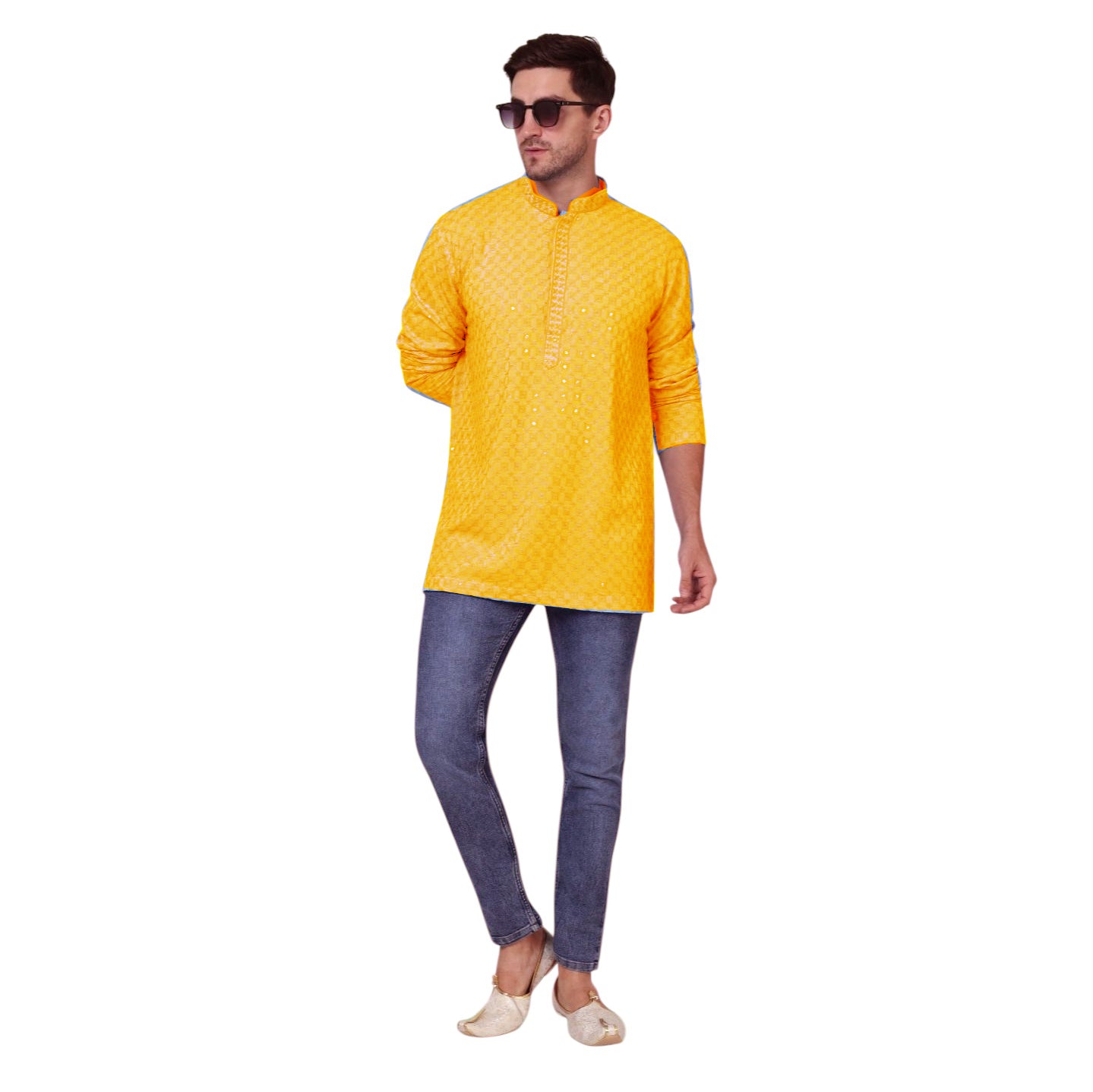 Mango Lucknowi Short Kurta - Vintage India NYC