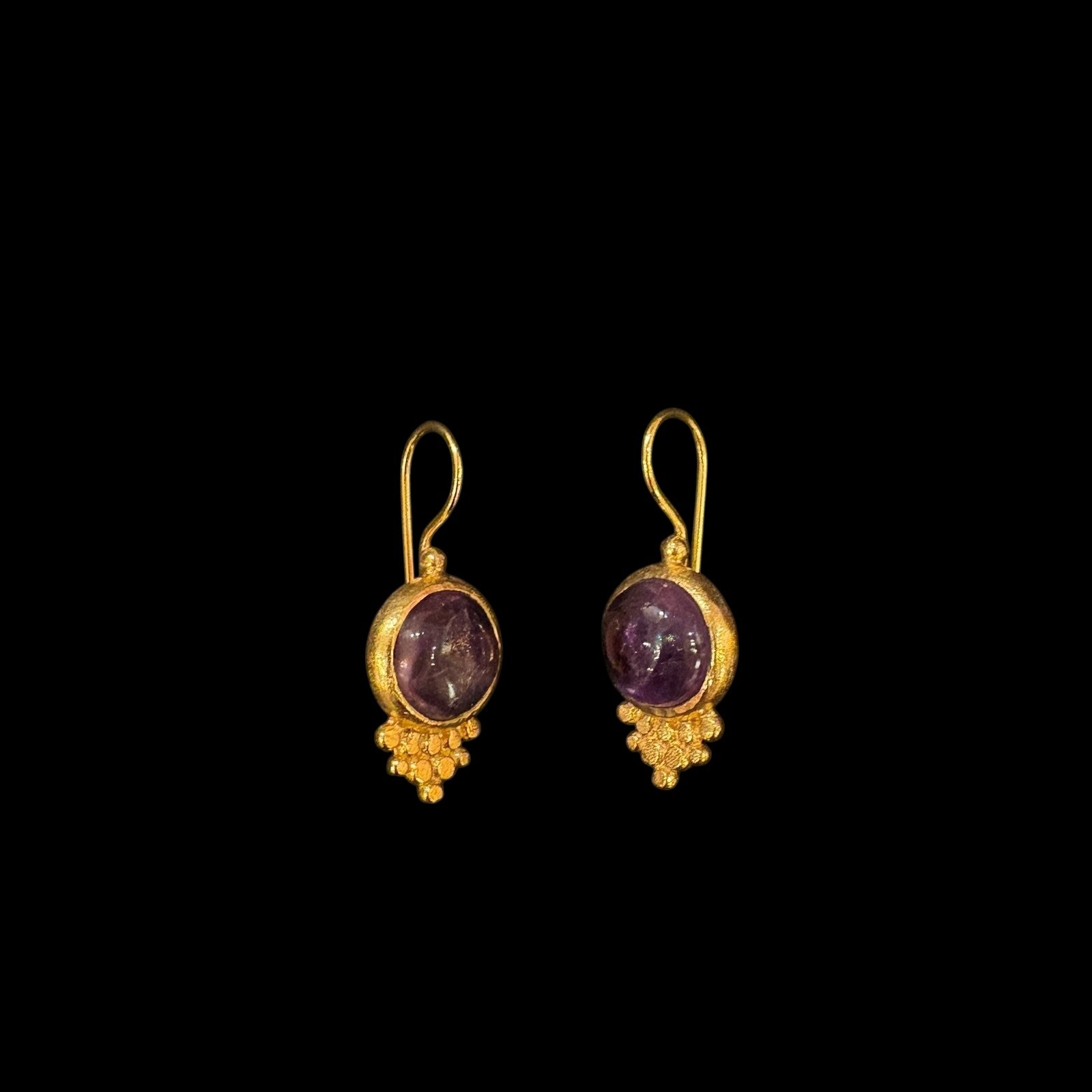 MK Semi Precious Drop Earrings