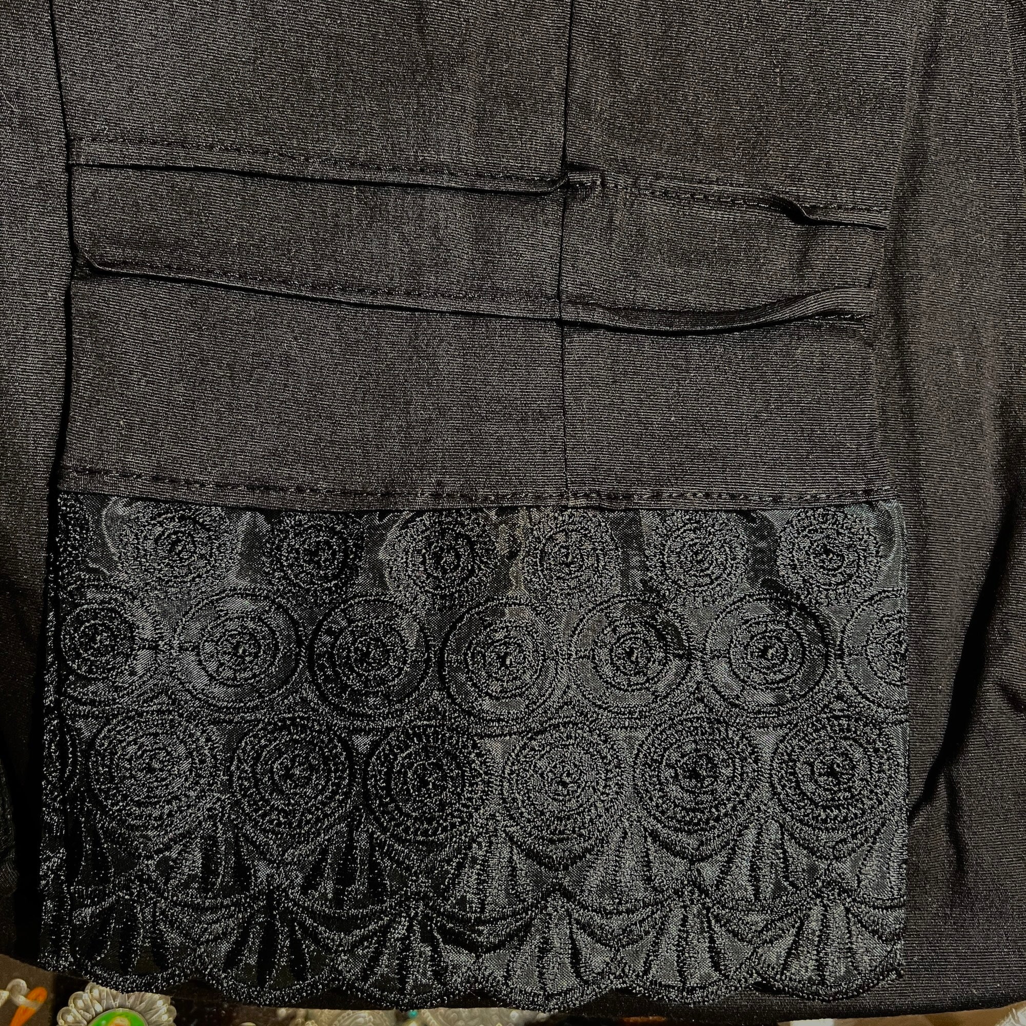 Lace Border Cigarette Pant - Vintage India NYC