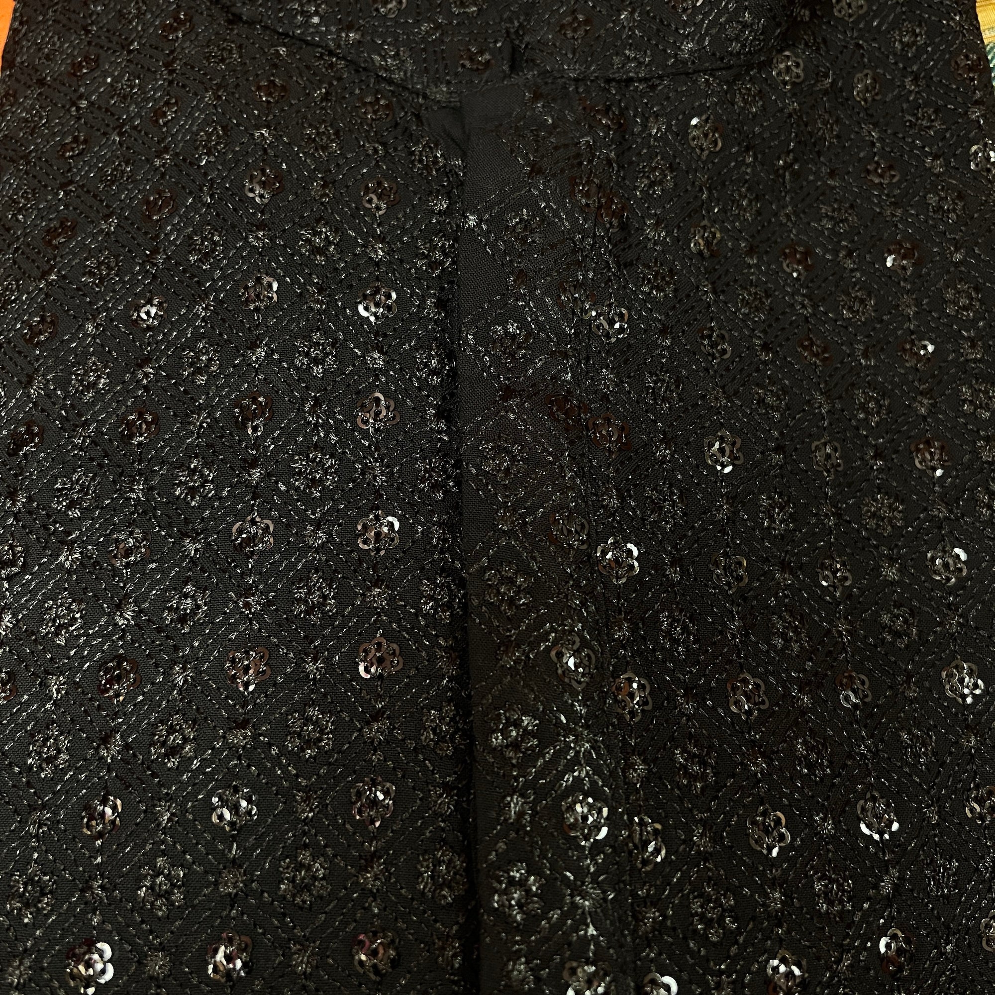 Sequin Flower Kurta Set- Colors