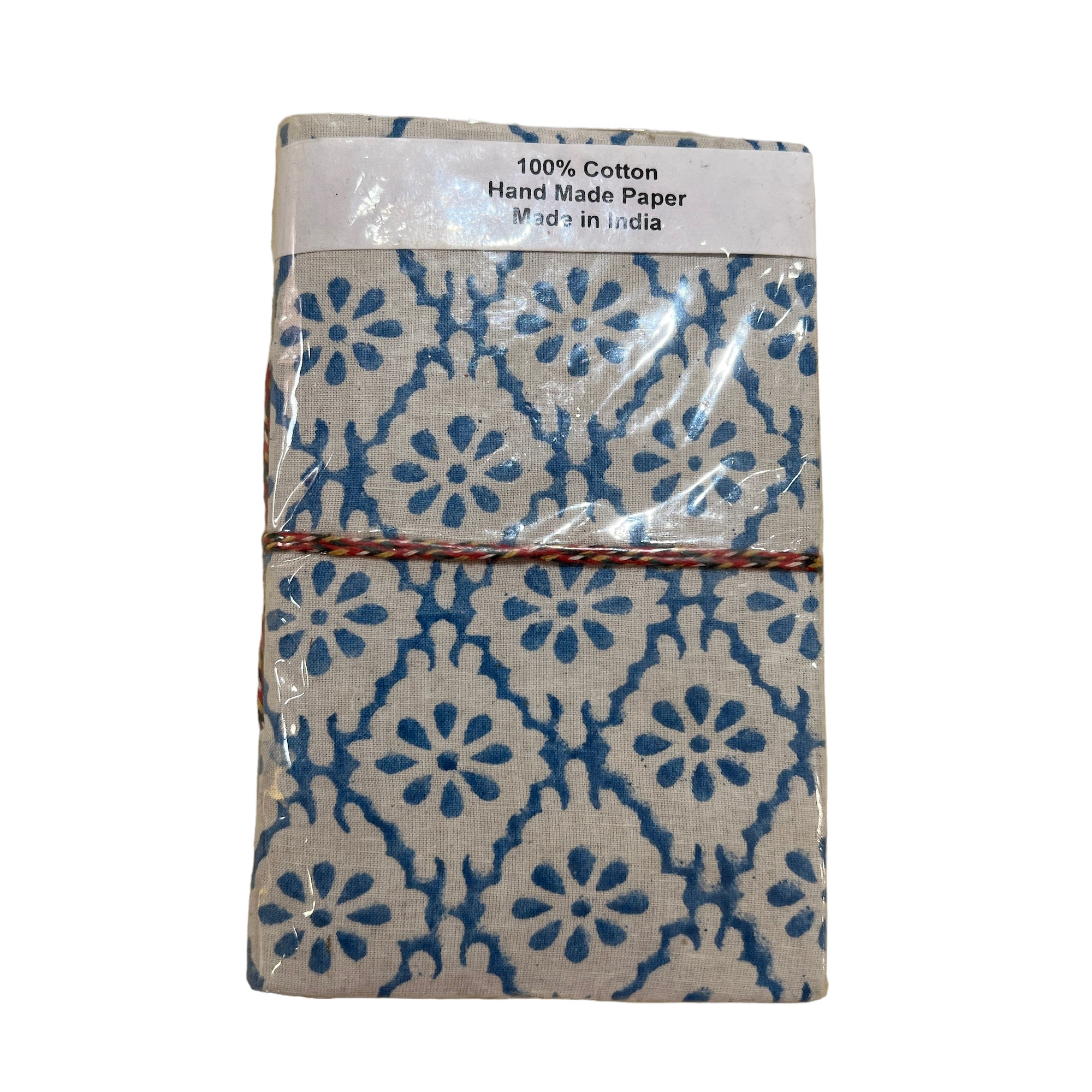 Cotton Block Print Journal Small - Vintage India NYC