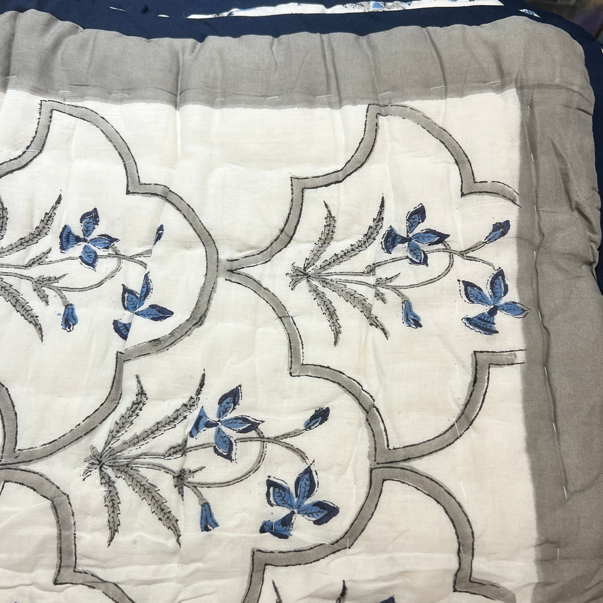 Reversible Hand Block Quilts-Twin-Various - Vintage India NYC