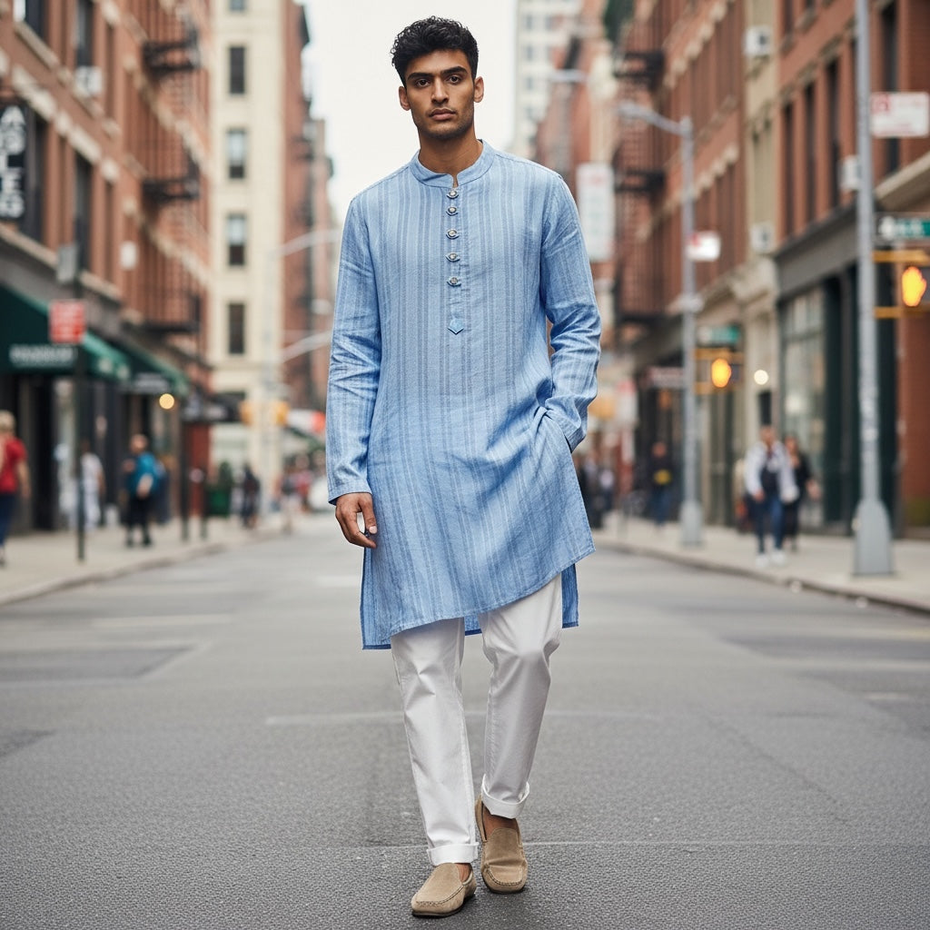 Khadi Kurta 2 - Size 36 - Vintage India NYC