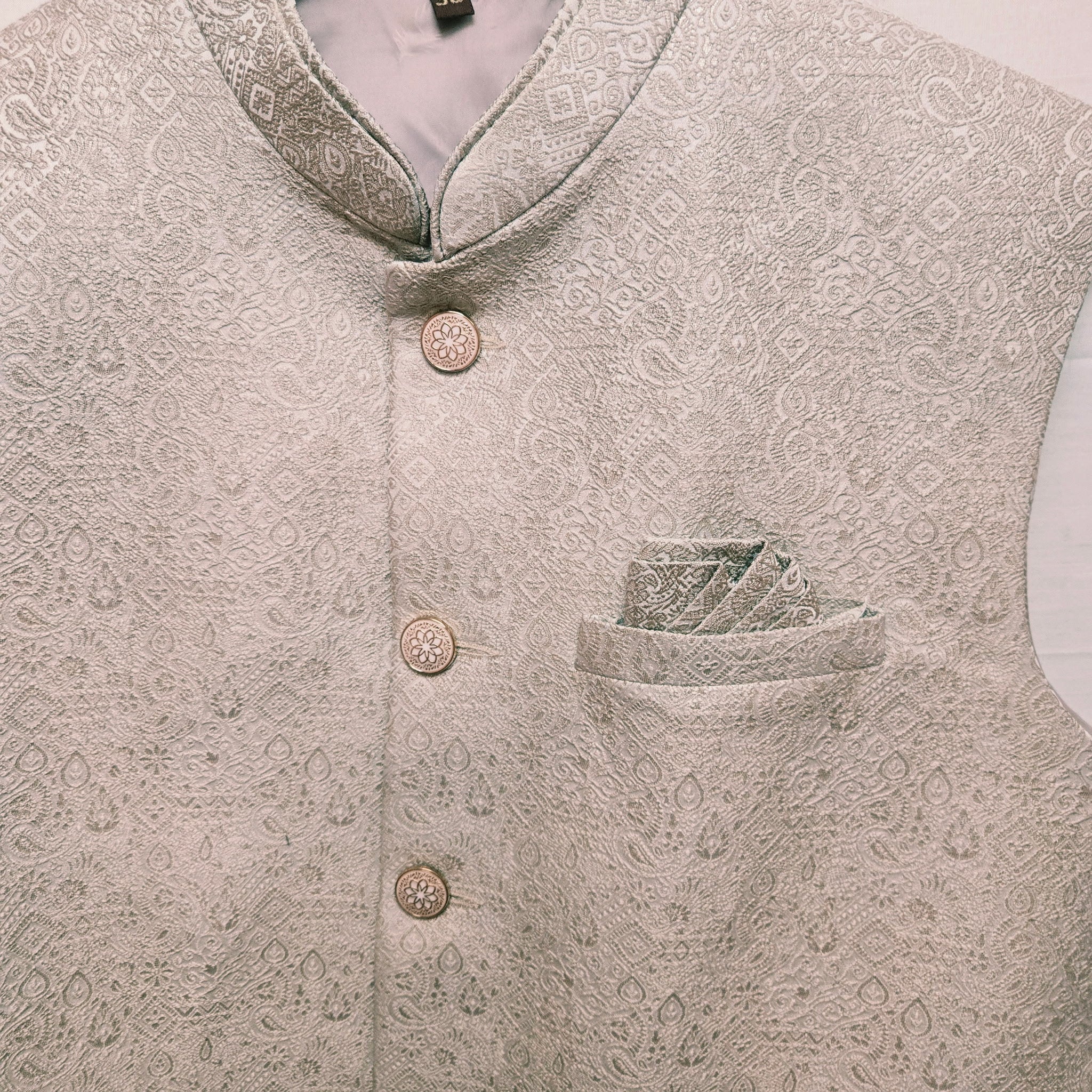 Blush Pink Paisley Vest