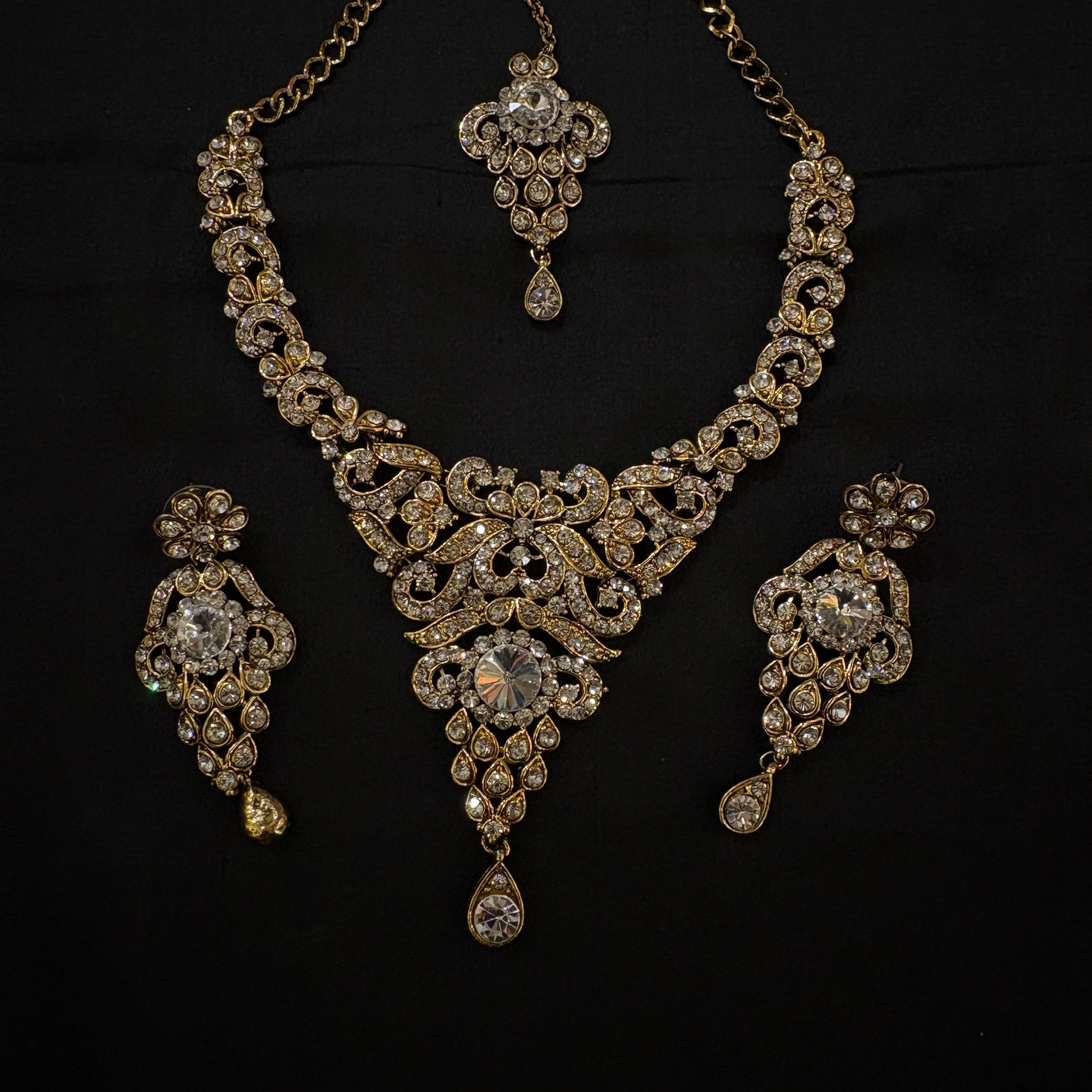 Gold Necklace Set Collection 165-Various