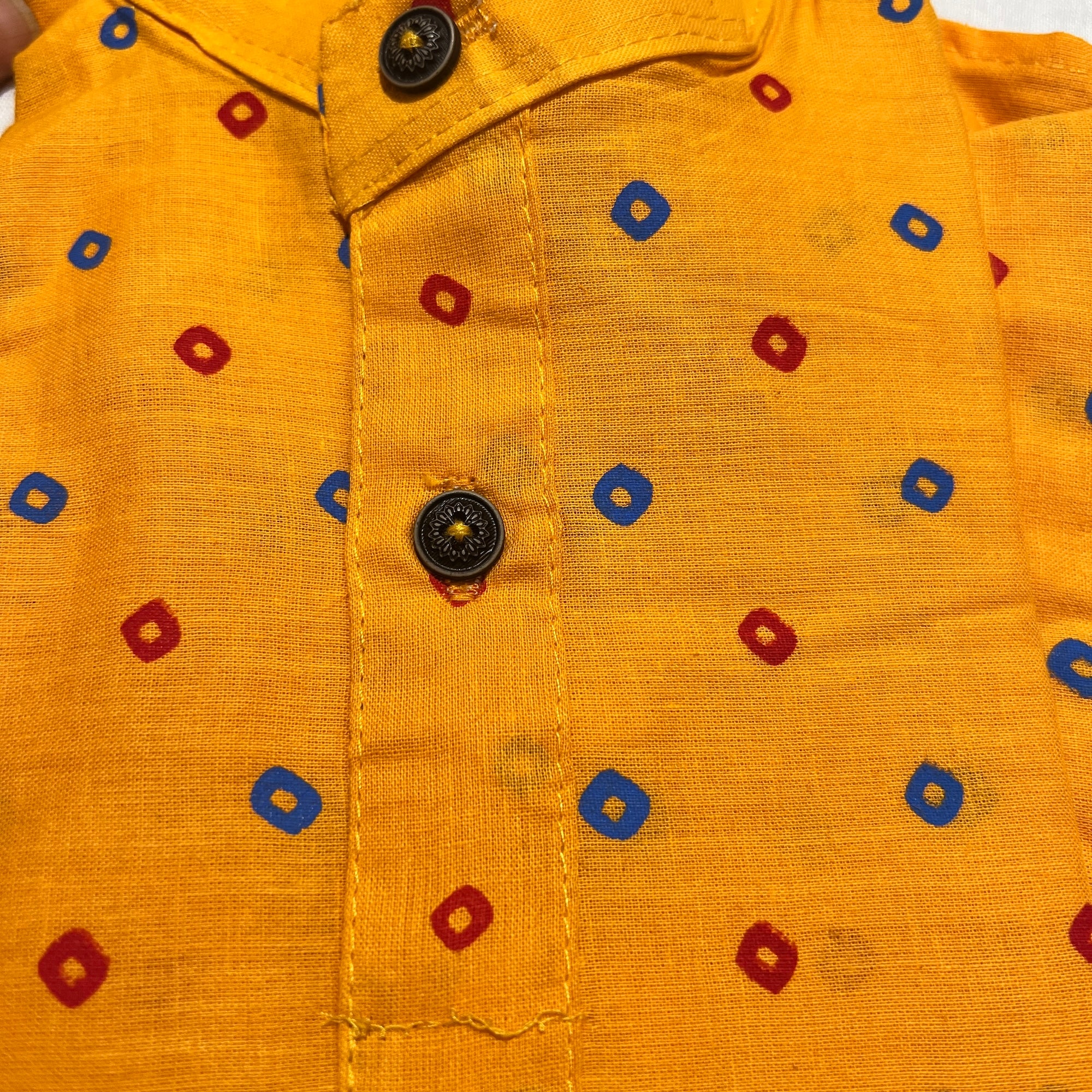 Boys Bandhani Kurtas-2 year old - Vintage India NYC