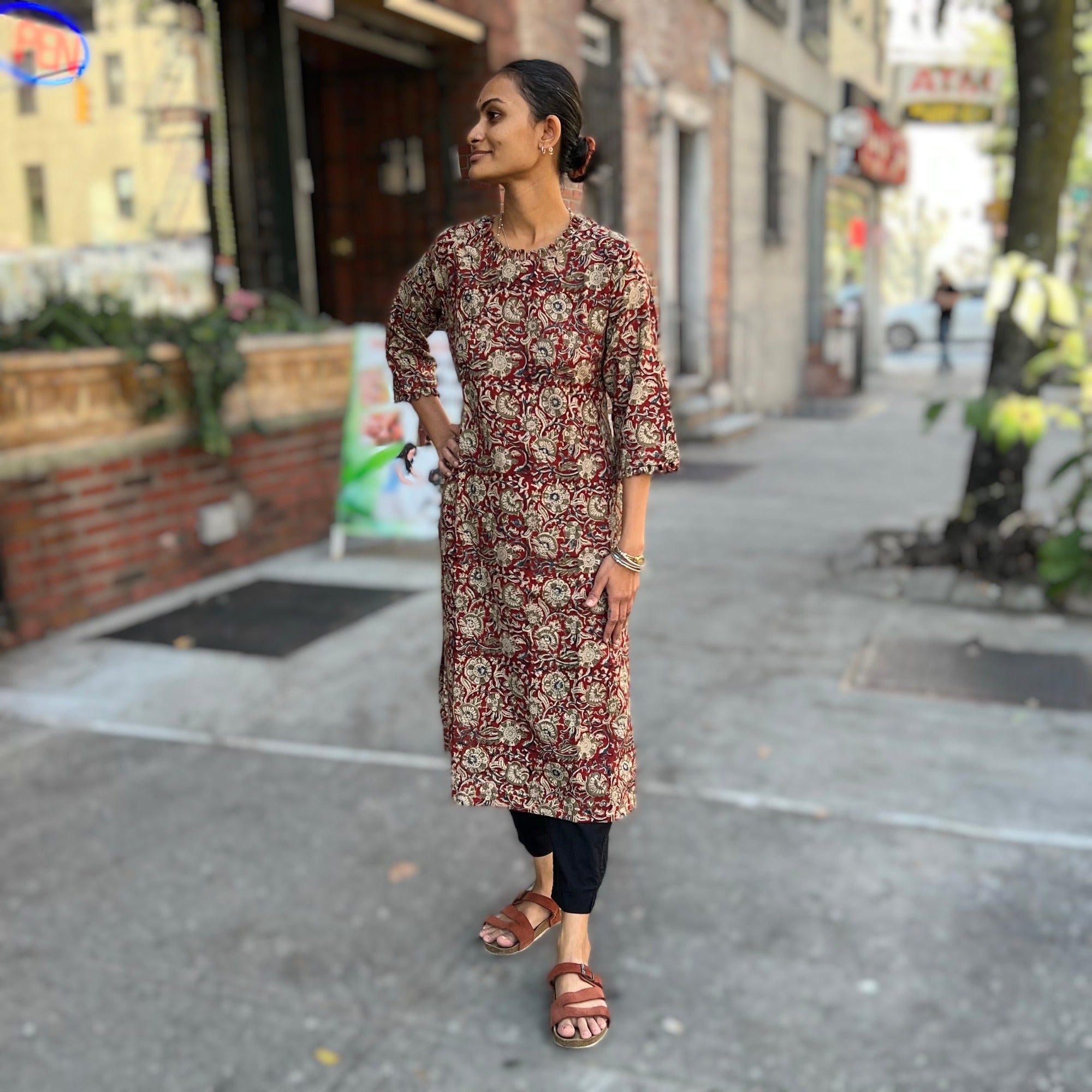 Kalamkari Kurtas-Various Sizes - Vintage India NYC