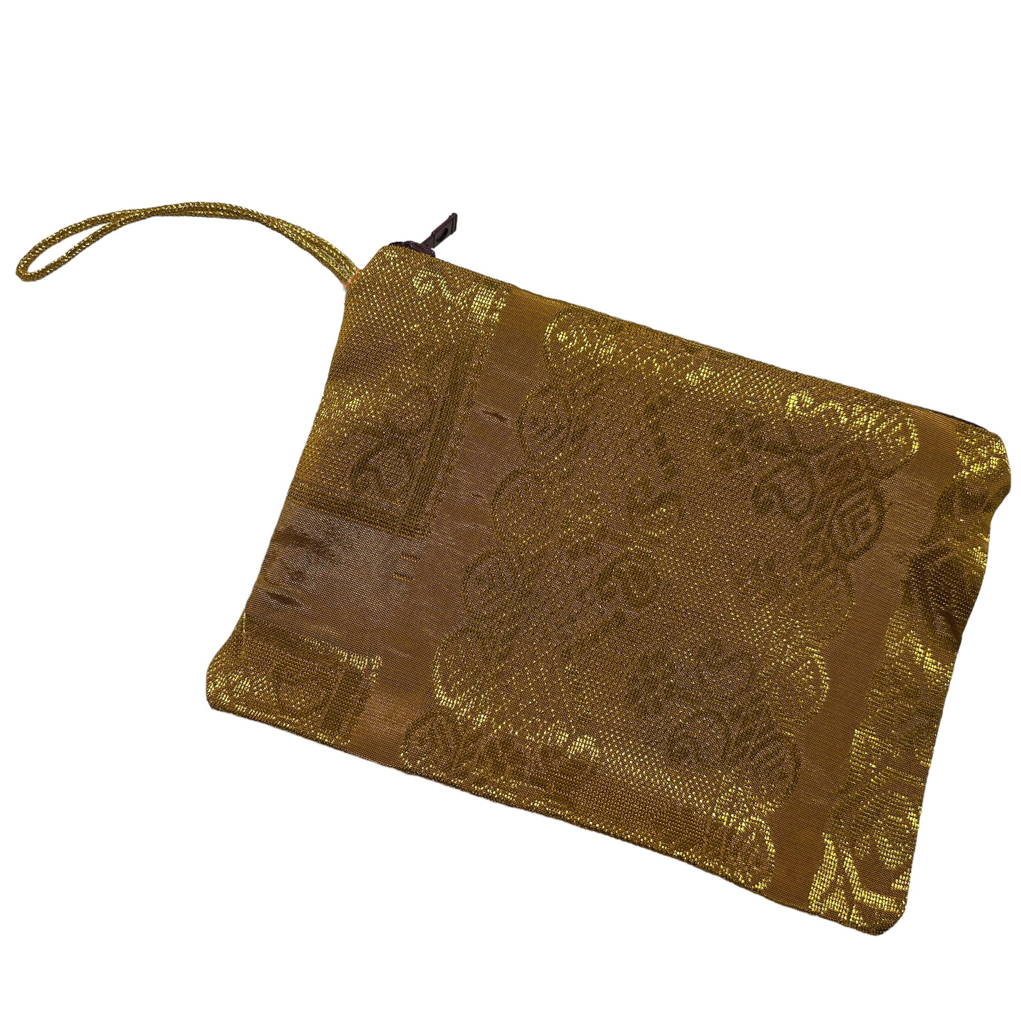 Vintage Sari Zip Pouch Bag Sm - Vintage India NYC