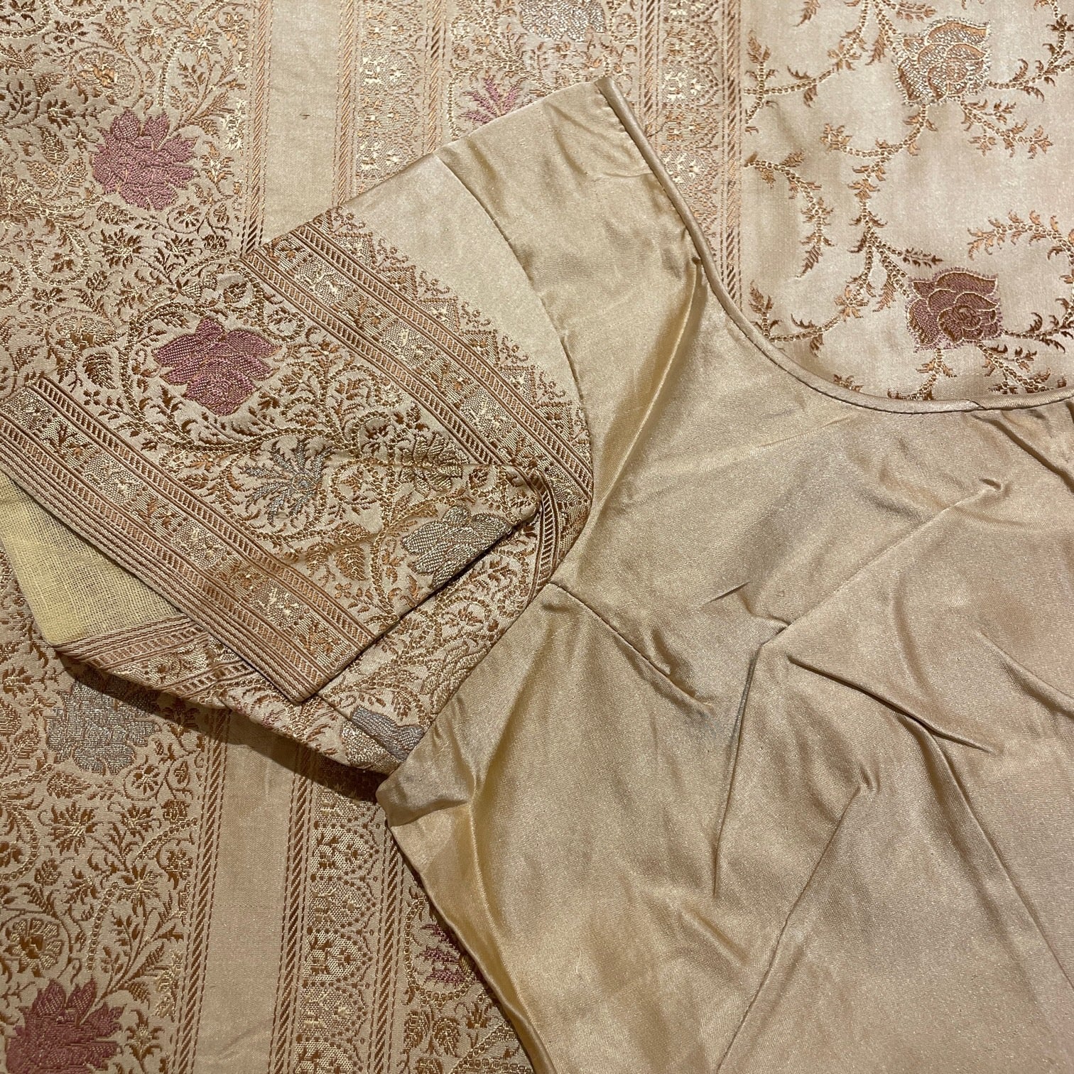 Vintage Banarasi Saree w Blouse-815 - Vintage India NYC