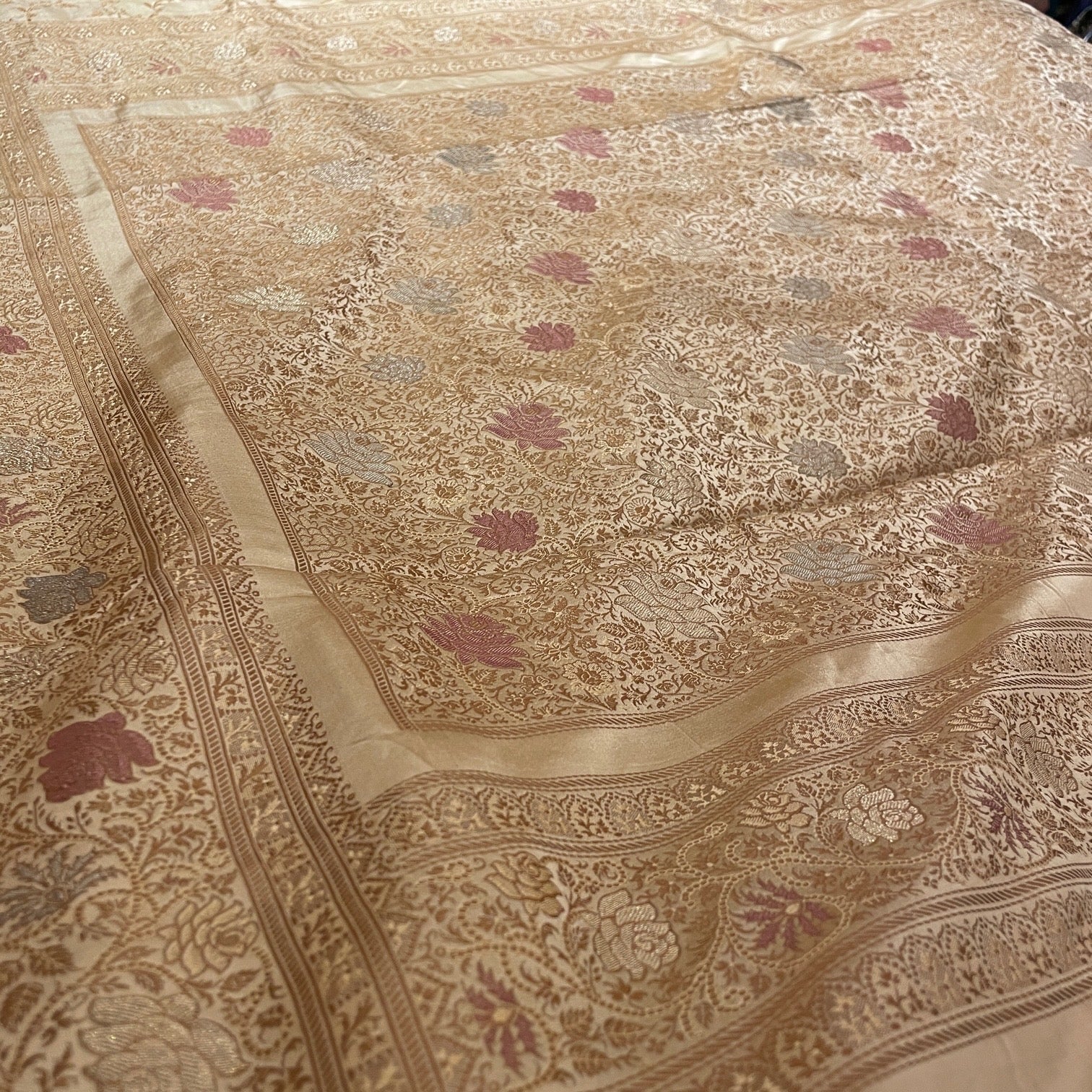 Vintage Banarasi Saree w Blouse-815 - Vintage India NYC