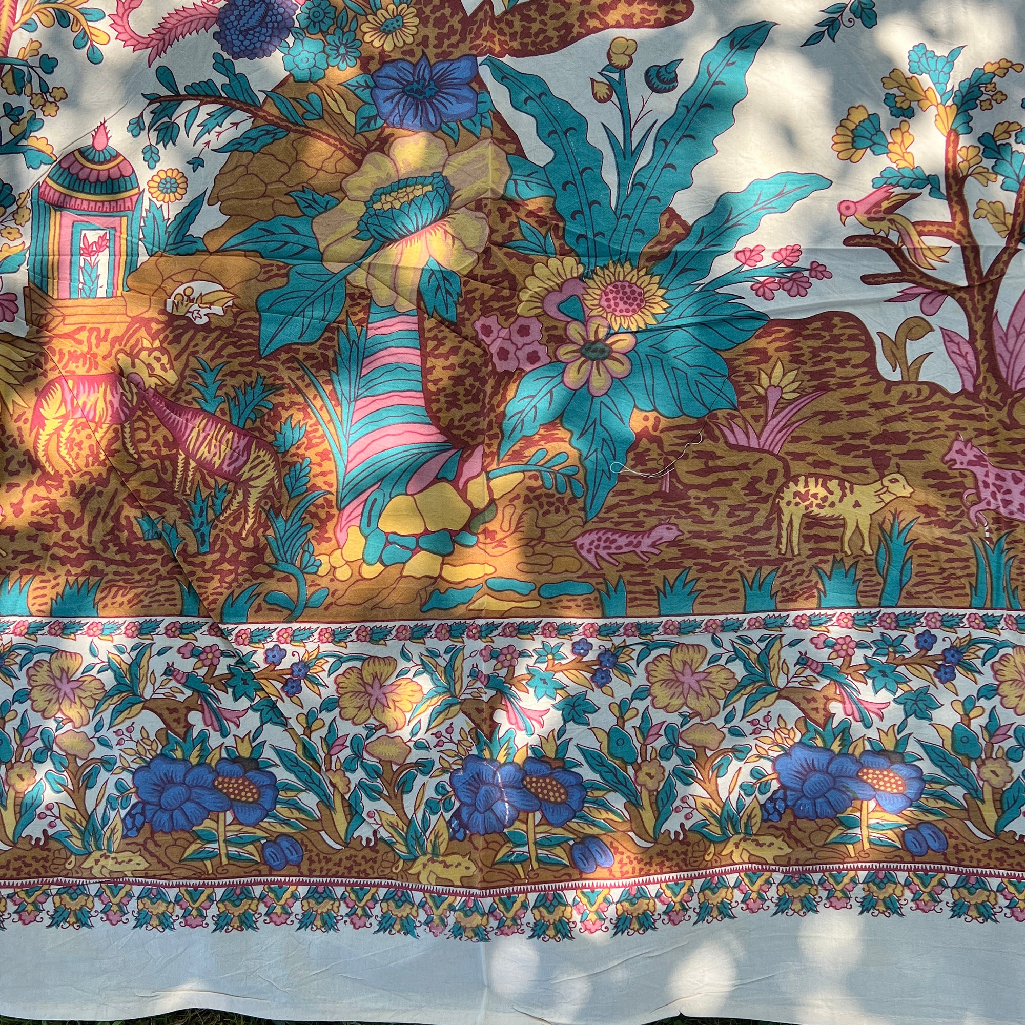 LH Tree of Life Tablecloth/ Bedcover-3 Colors - Vintage India NYC