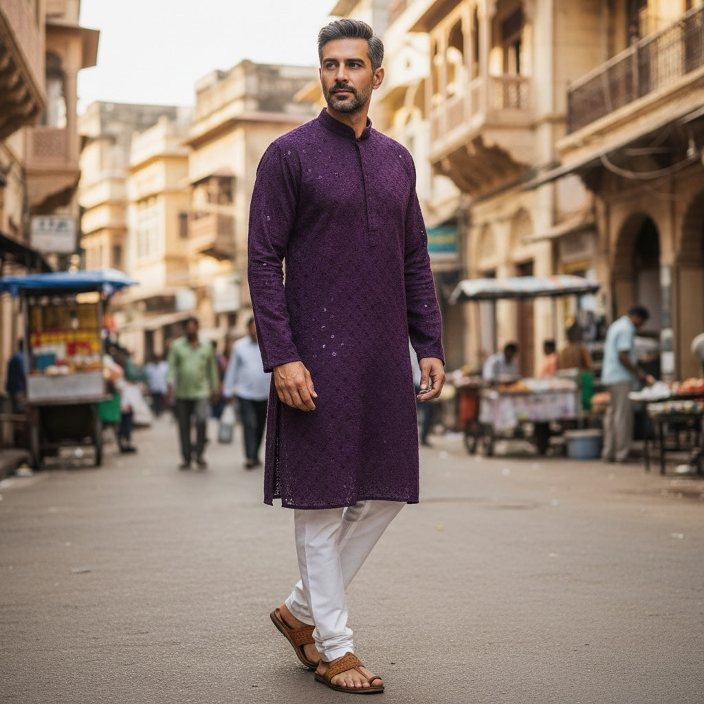 DT Lucknowi Kurtas 2-Colors