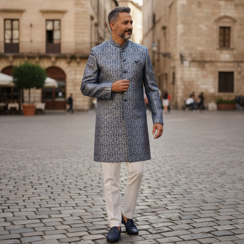 Double Paisley Sherwani
