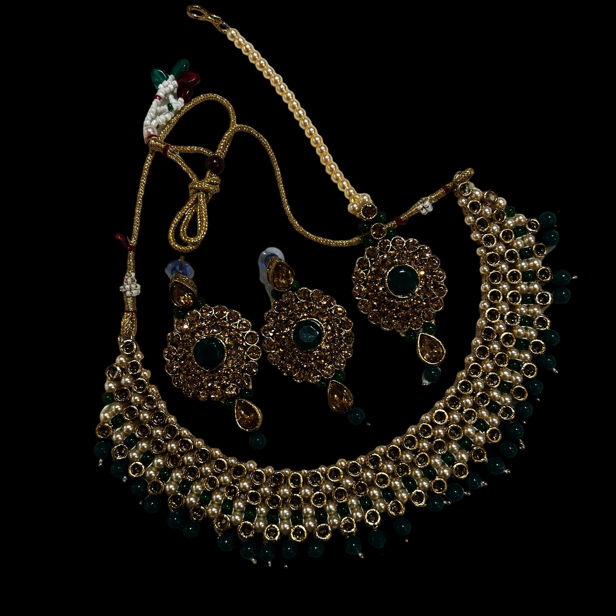 DT Flower Necklace Sets - Vintage India NYC