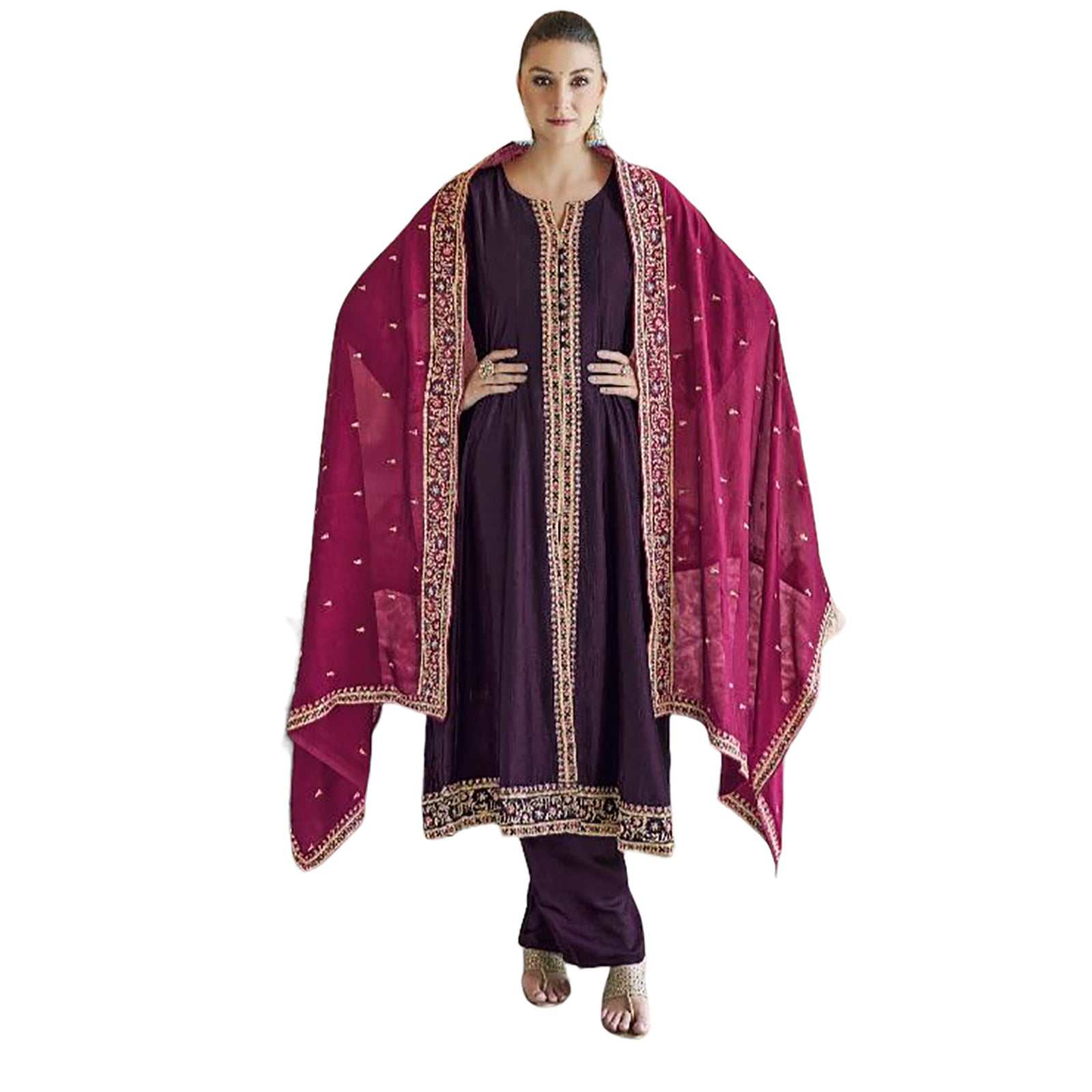 Long Kurta Set-2 Colors - Vintage India NYC