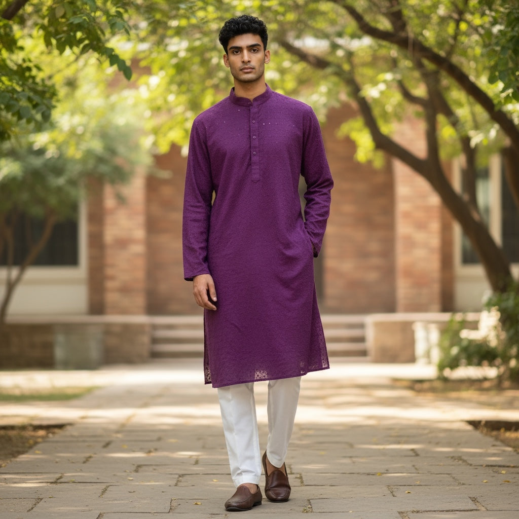 DT Lucknowi Kurtas-Colors - Vintage India NYC