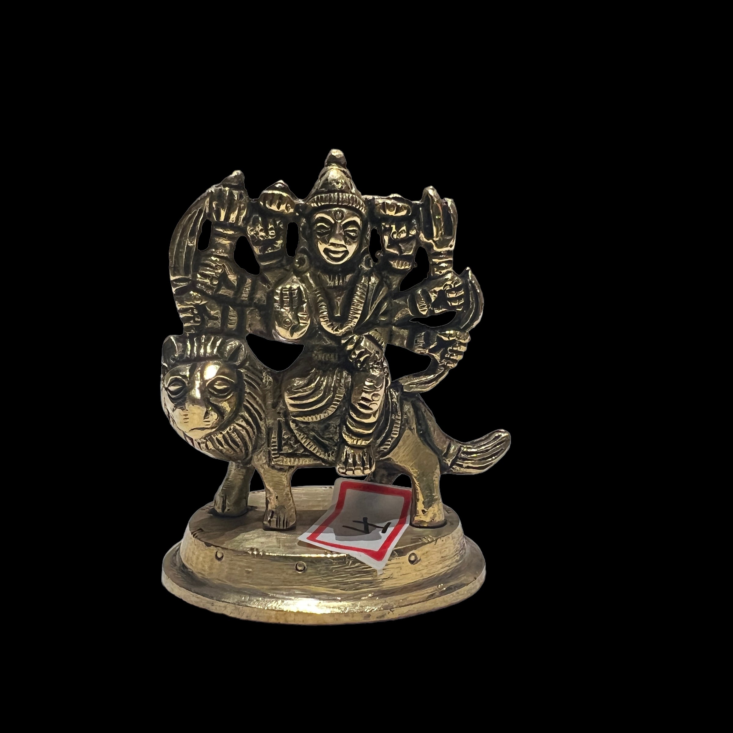 GM Brass Durga 170- 2.5 in - Vintage India NYC