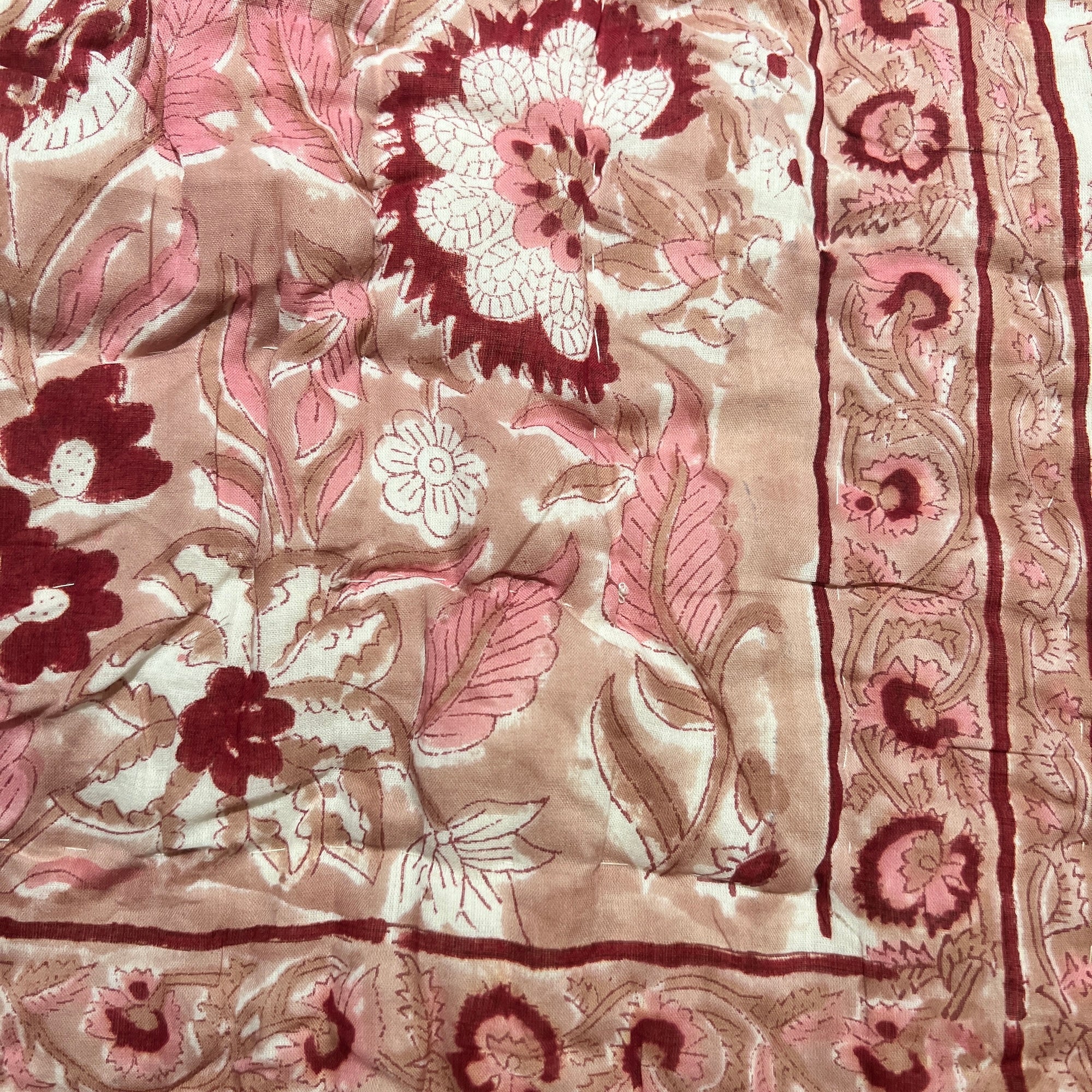 Reversible Hand Block Quilts-Twin-Various - Vintage India NYC