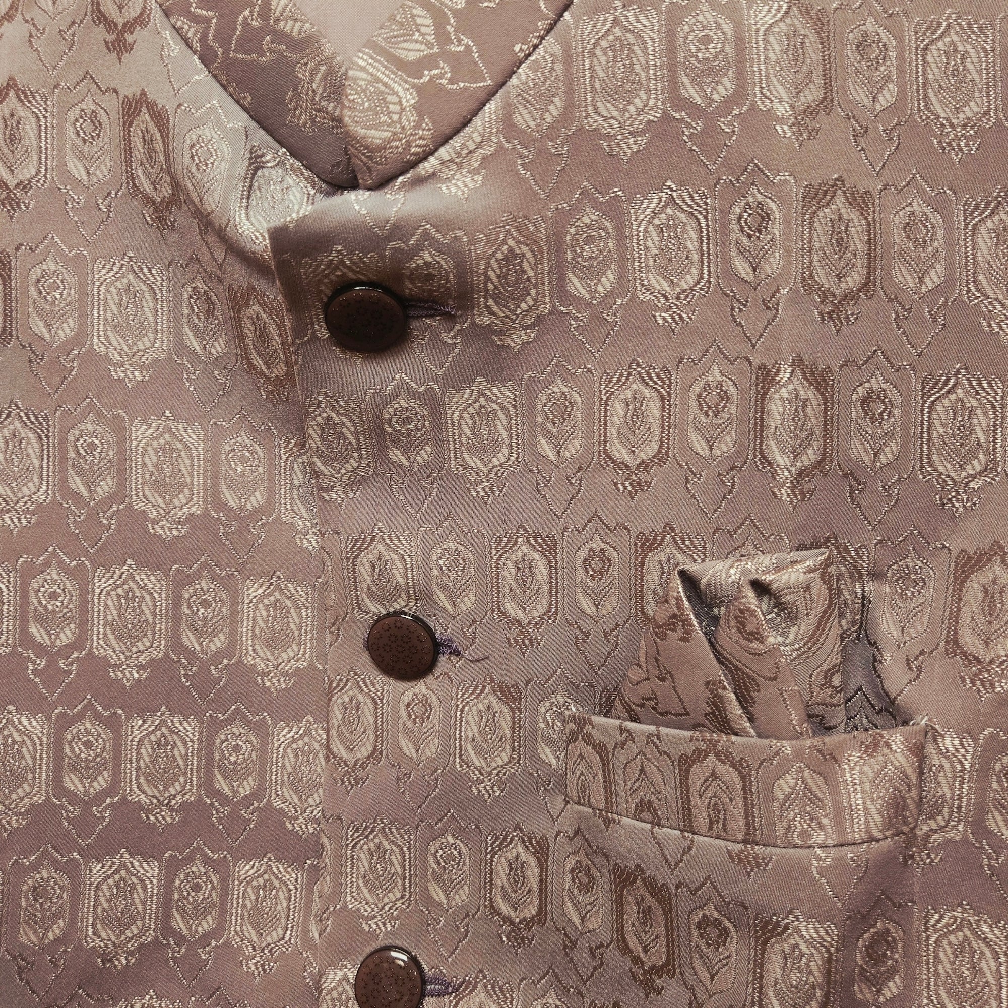 Dusty Rose Jharoka Vest - Vintage India NYC
