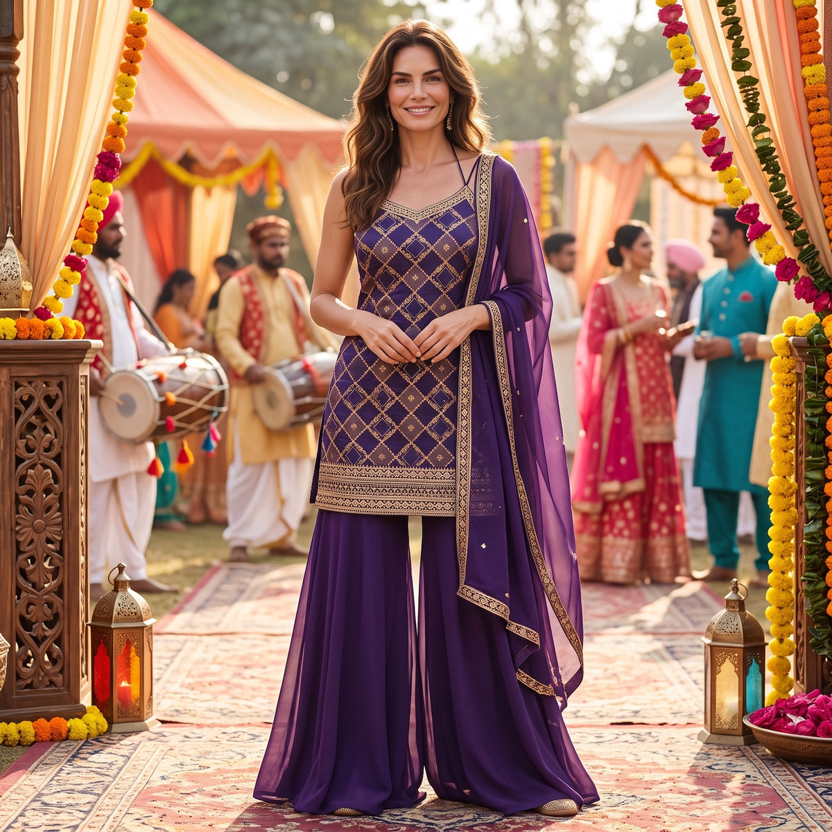 Diamond Sharara Sets-Colors