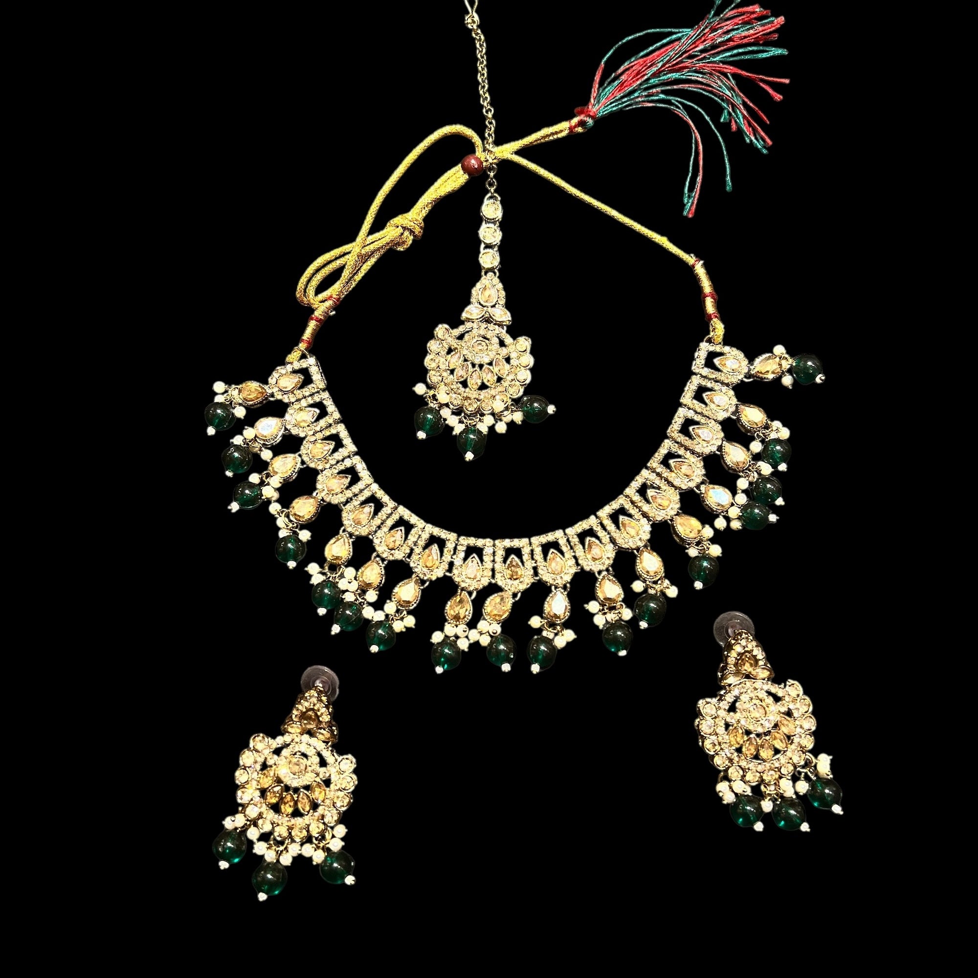 DT Flower Drop Necklace Sets-Many Colors