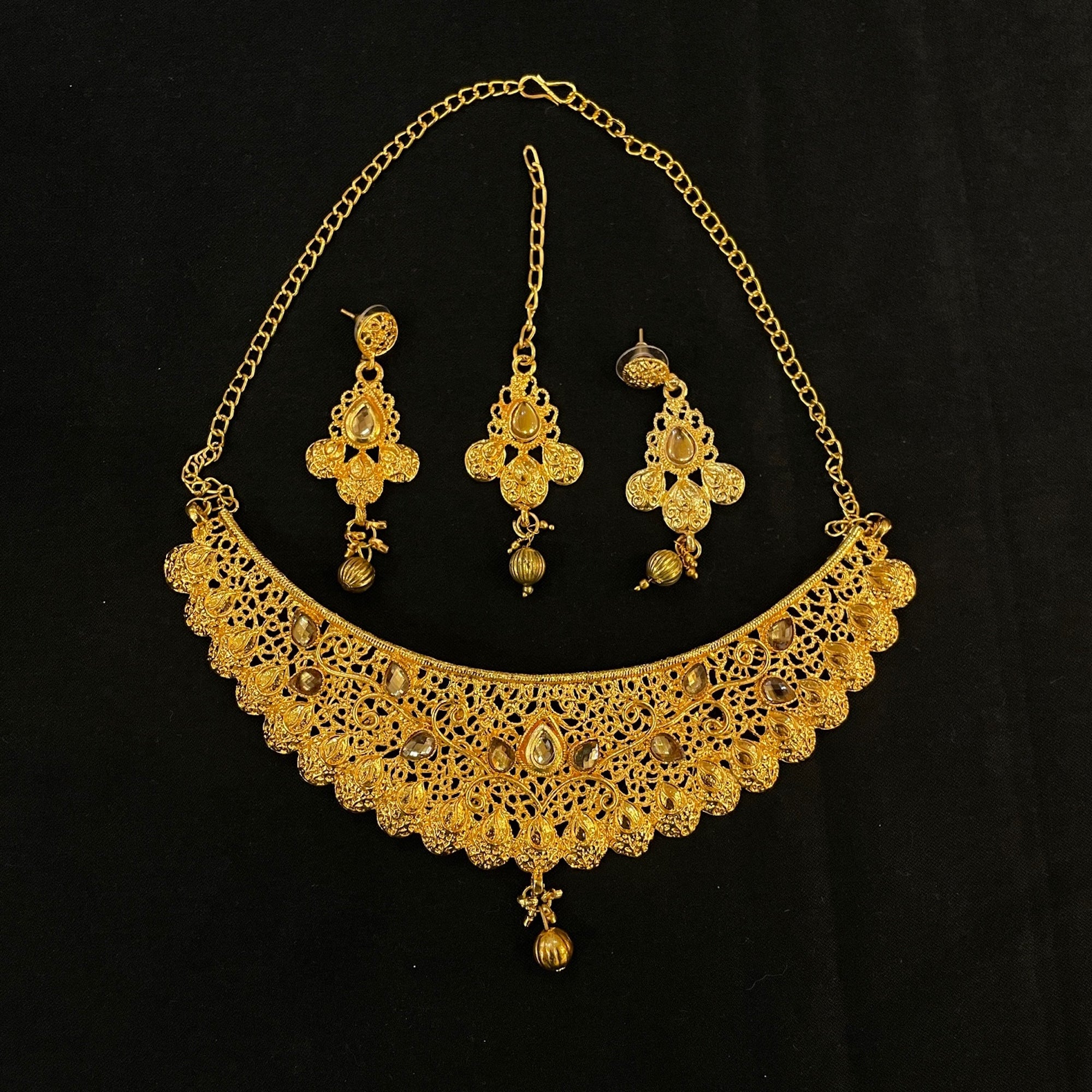 Gold Plate Necklace Sets -2 Styles