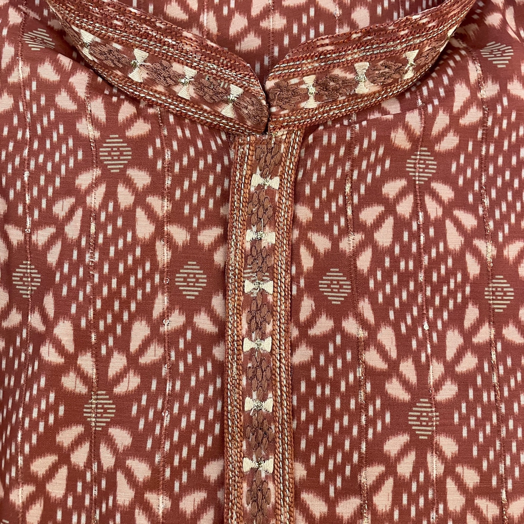 YD Floral Ikat Kurtas-3 Colors - Vintage India NYC