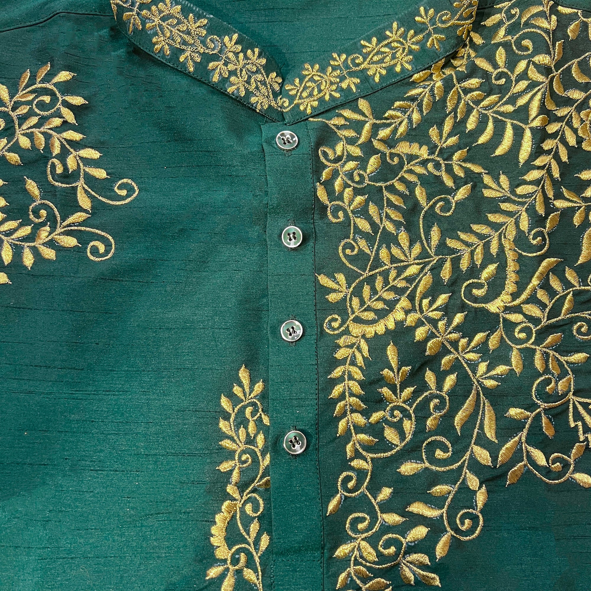 YD Embroidered Kurta-Big & Tall-2 Colors - Vintage India NYC